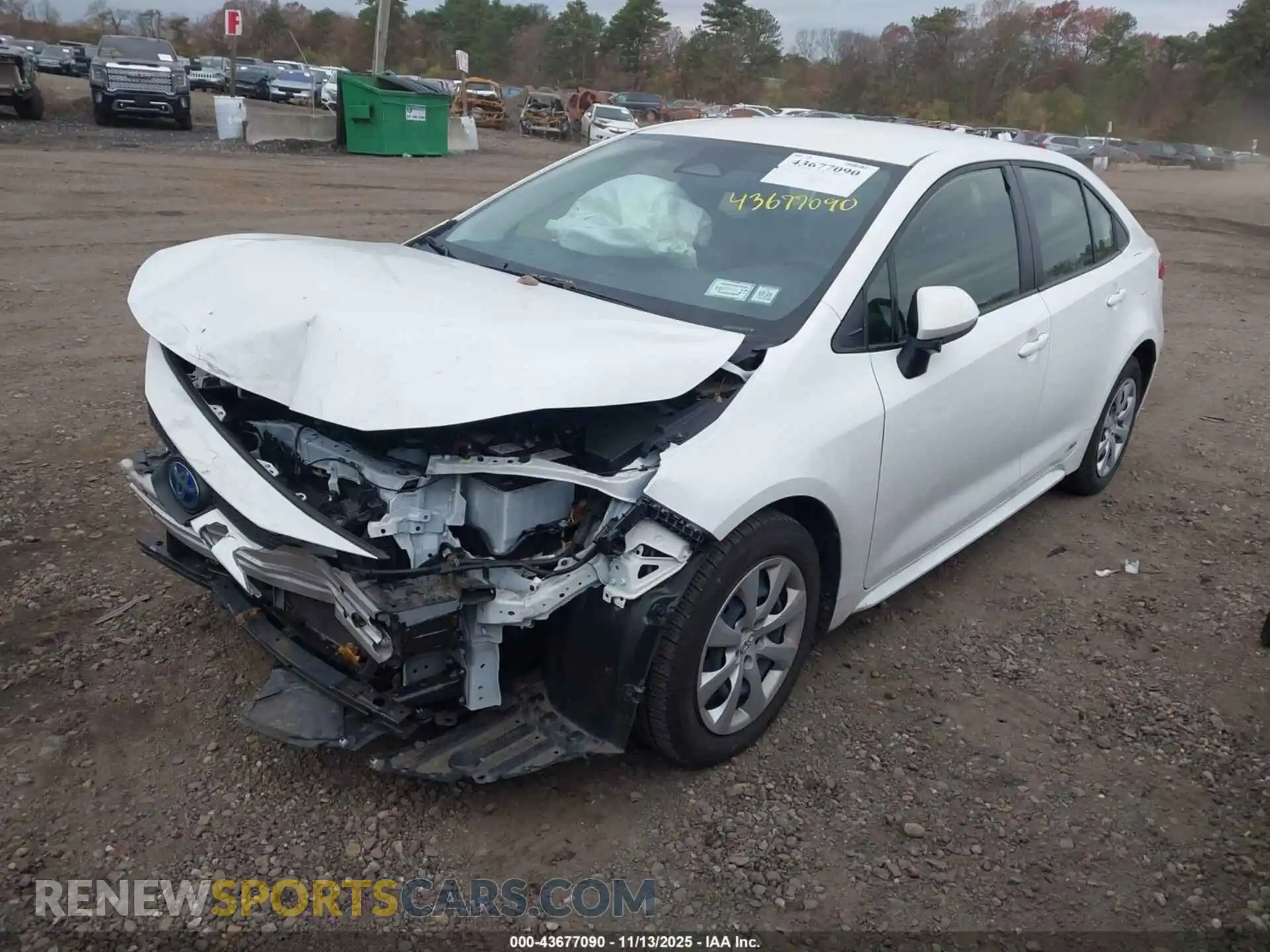 2 Photograph of a damaged car JTDBDMHE7R3008189 TOYOTA COROLLA 2024