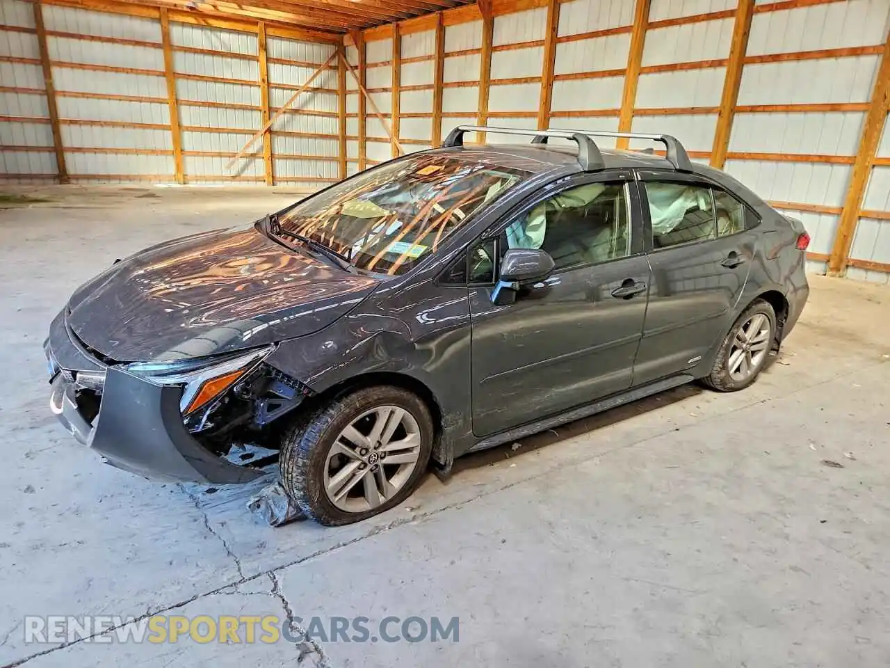 1 Photograph of a damaged car JTDBDMHE7R3008788 TOYOTA COROLLA 2024
