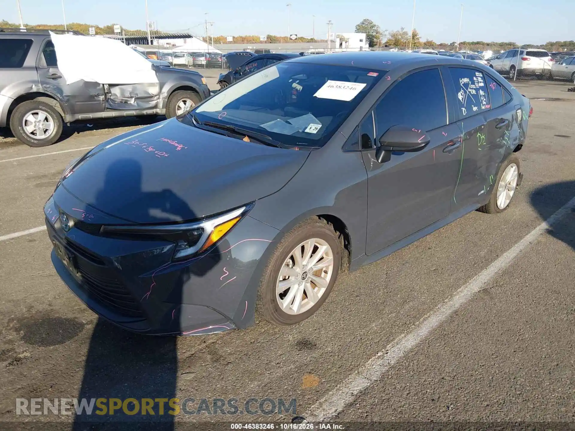 2 Фотография поврежденного автомобиля JTDBDMHE7R3015644 TOYOTA COROLLA 2024
