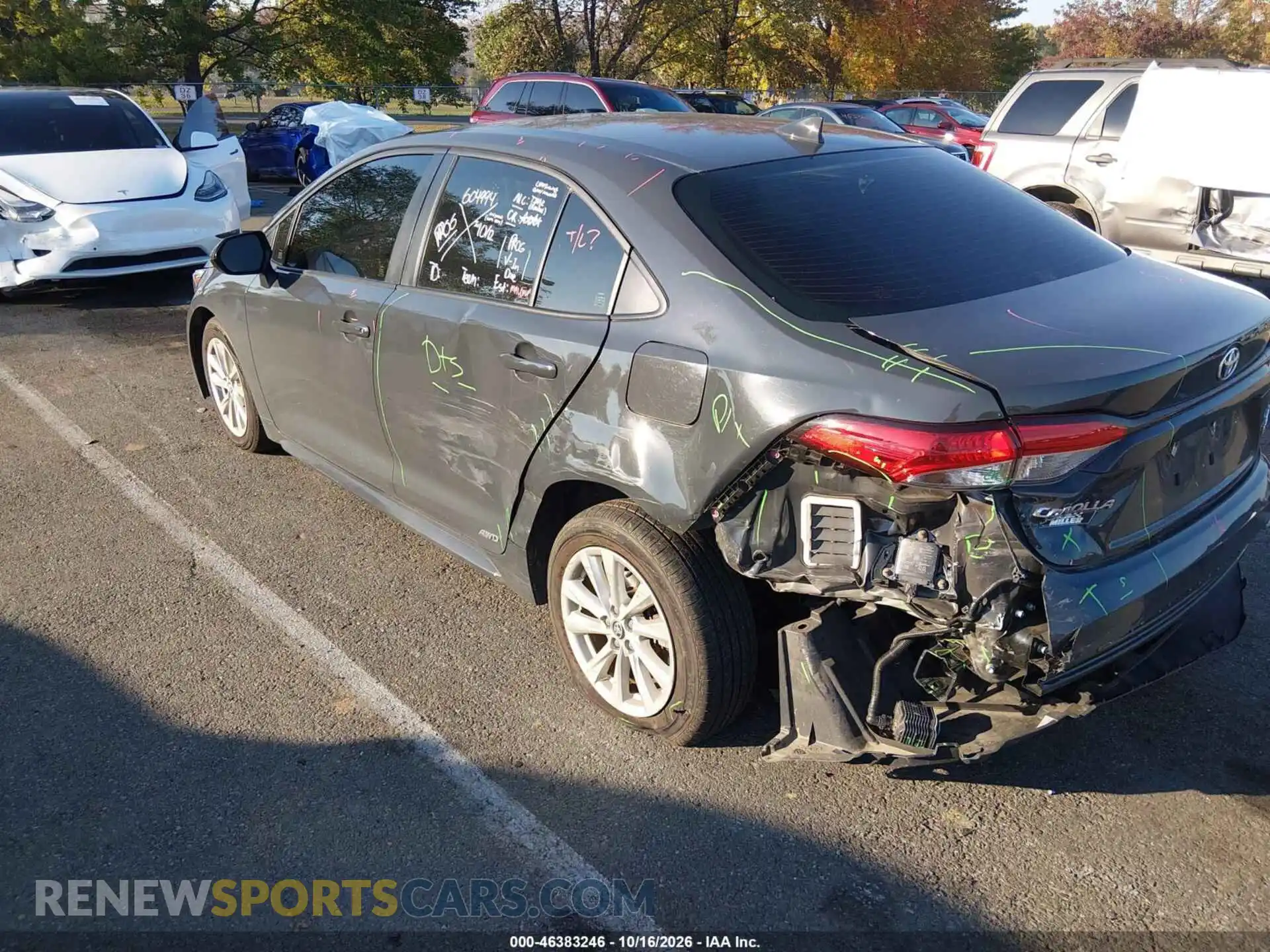 3 Фотография поврежденного автомобиля JTDBDMHE7R3015644 TOYOTA COROLLA 2024