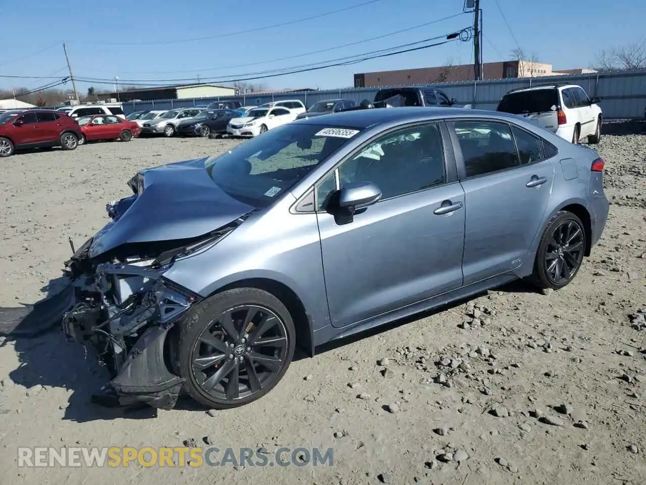 1 Photograph of a damaged car JTDBDMHE9R3010588 TOYOTA COROLLA 2024