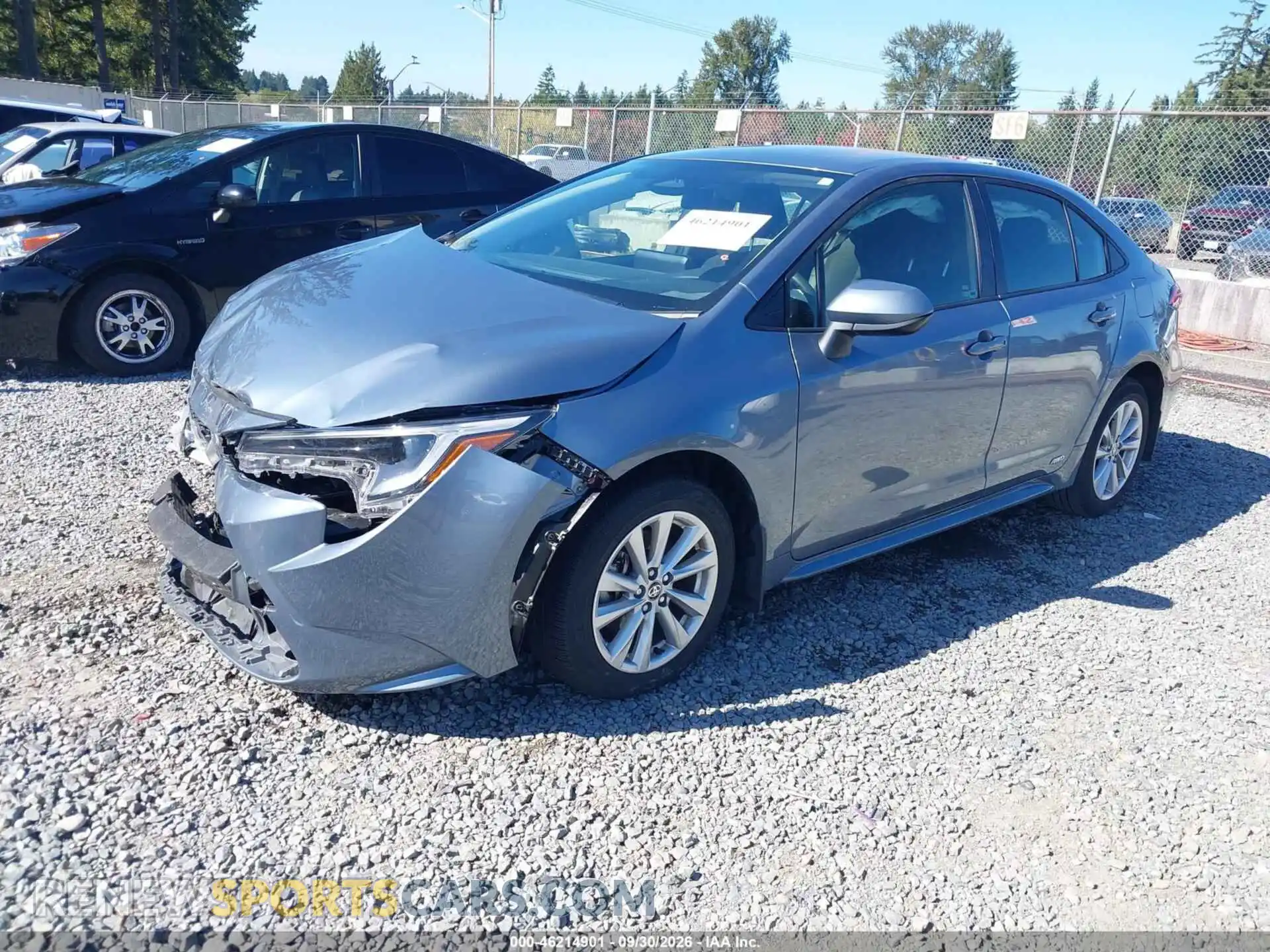 2 Photograph of a damaged car JTDBDMHE9RJ011185 TOYOTA COROLLA 2024