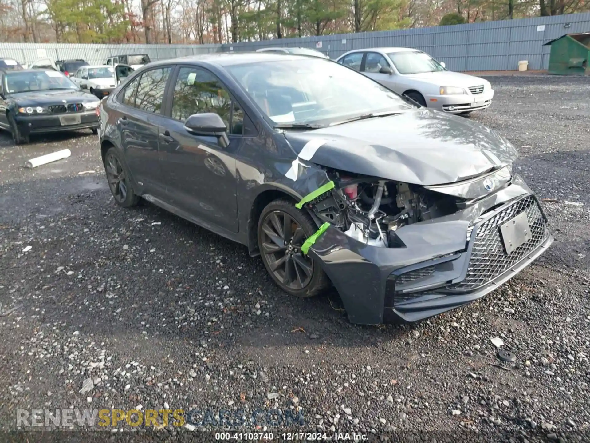 1 Photograph of a damaged car JTDBDMHEXR3009157 TOYOTA COROLLA 2024