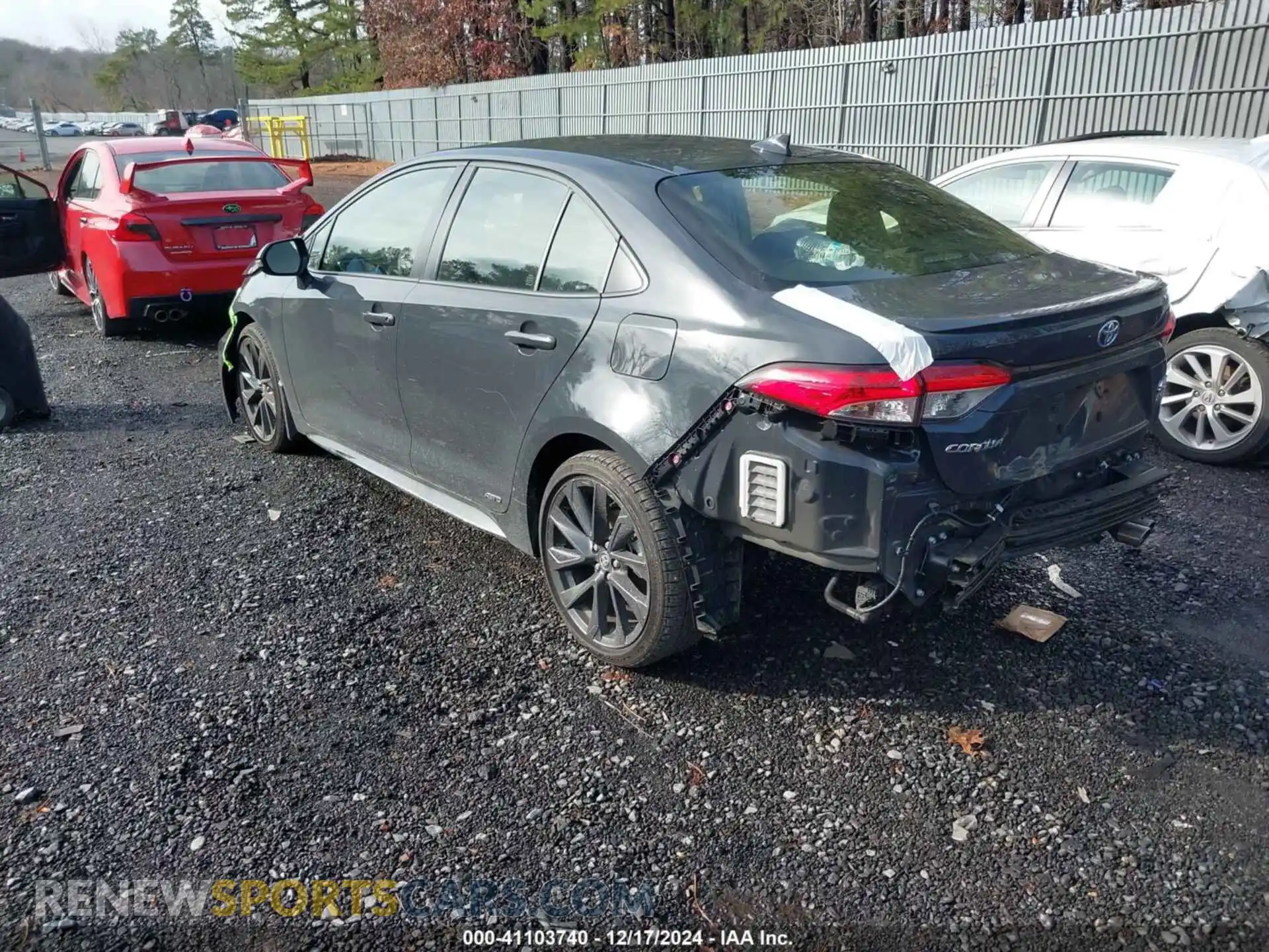 3 Photograph of a damaged car JTDBDMHEXR3009157 TOYOTA COROLLA 2024