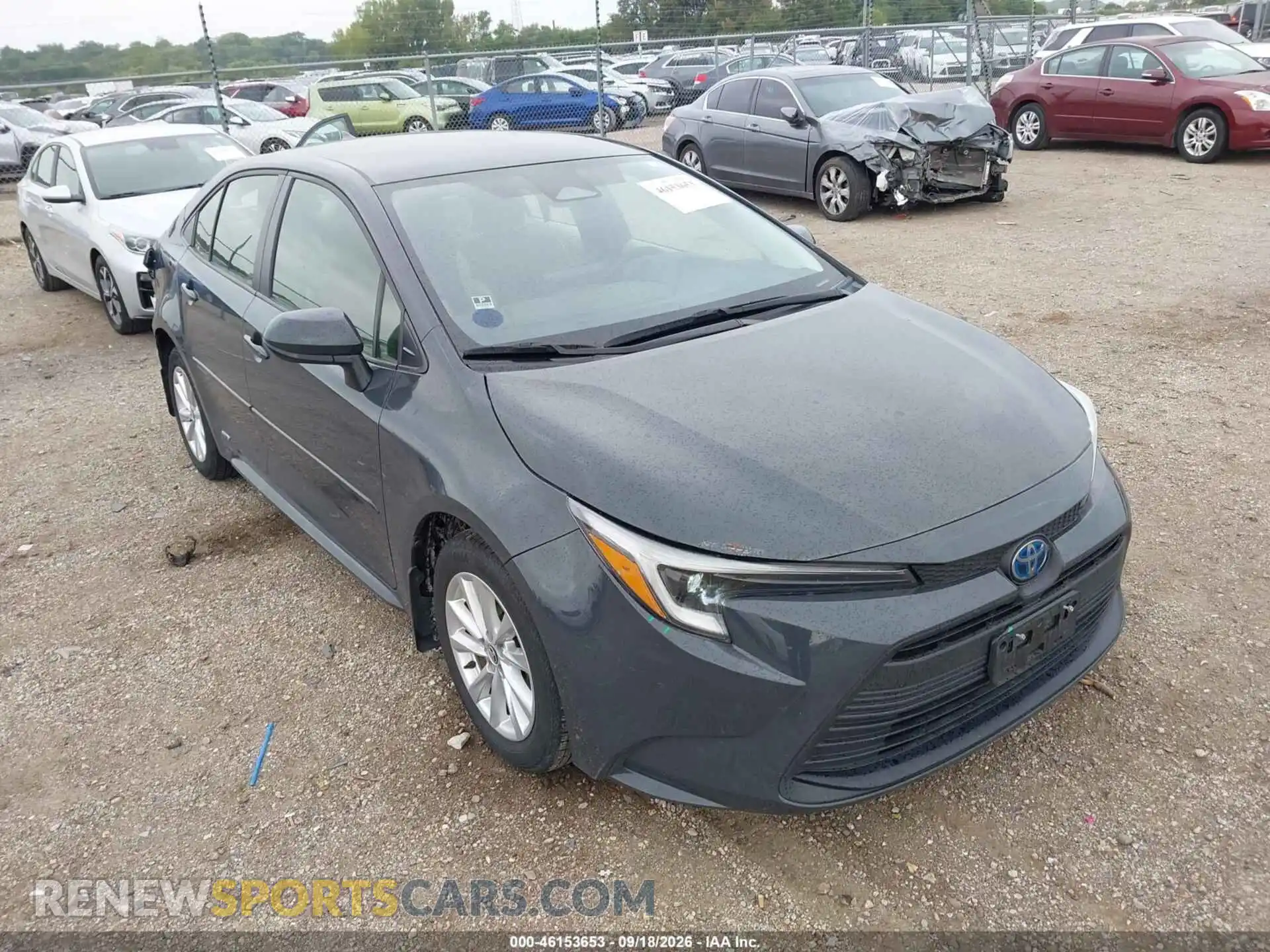 1 Photograph of a damaged car JTDBDMHEXR3009496 TOYOTA COROLLA 2024