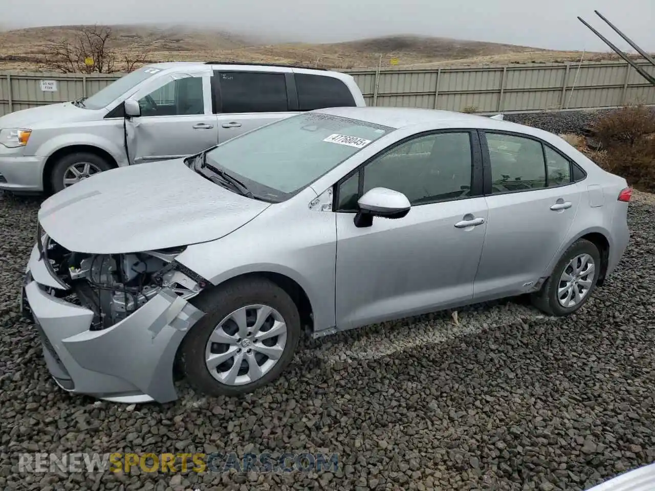 1 Photograph of a damaged car JTDBDMHEXRJ006531 TOYOTA COROLLA 2024