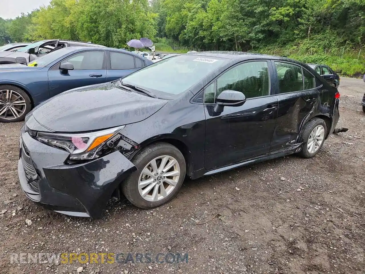 1 Photograph of a damaged car JTDBDMHEXRJ007436 TOYOTA COROLLA 2024