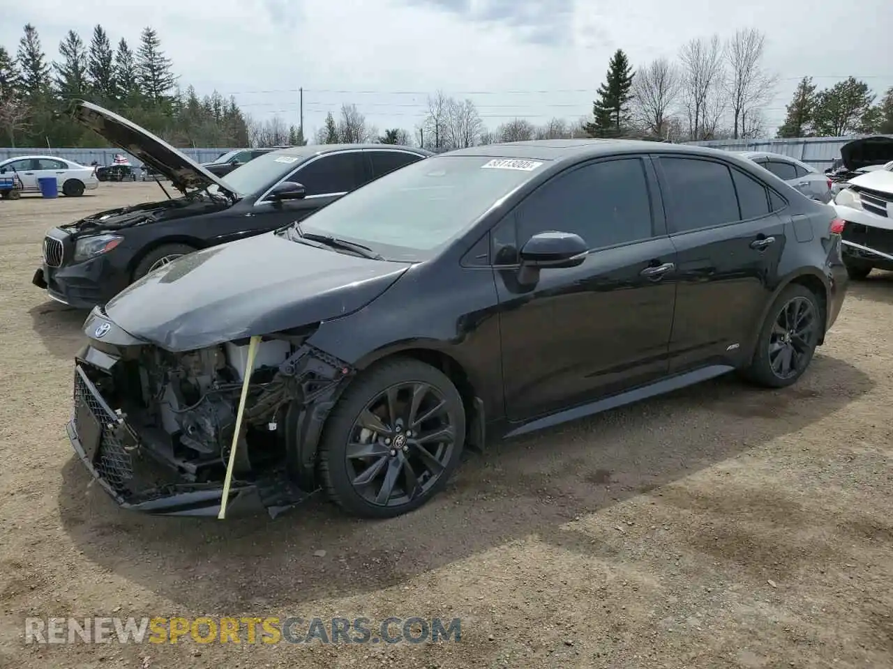 1 Photograph of a damaged car JTDBDMHEXRJ008974 TOYOTA COROLLA 2024