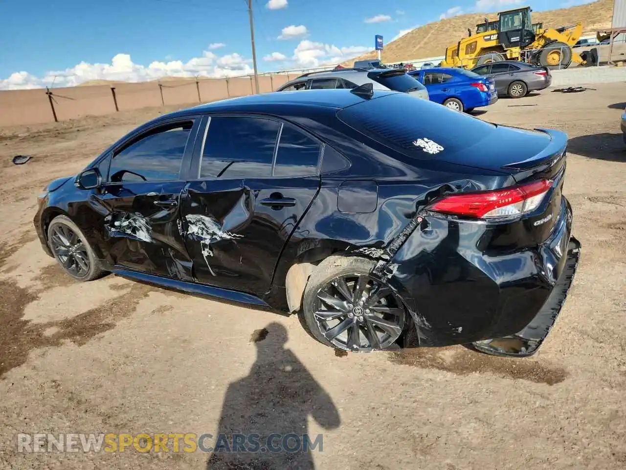 2 Photograph of a damaged car JTDP4MCE4RJ105262 TOYOTA COROLLA 2024