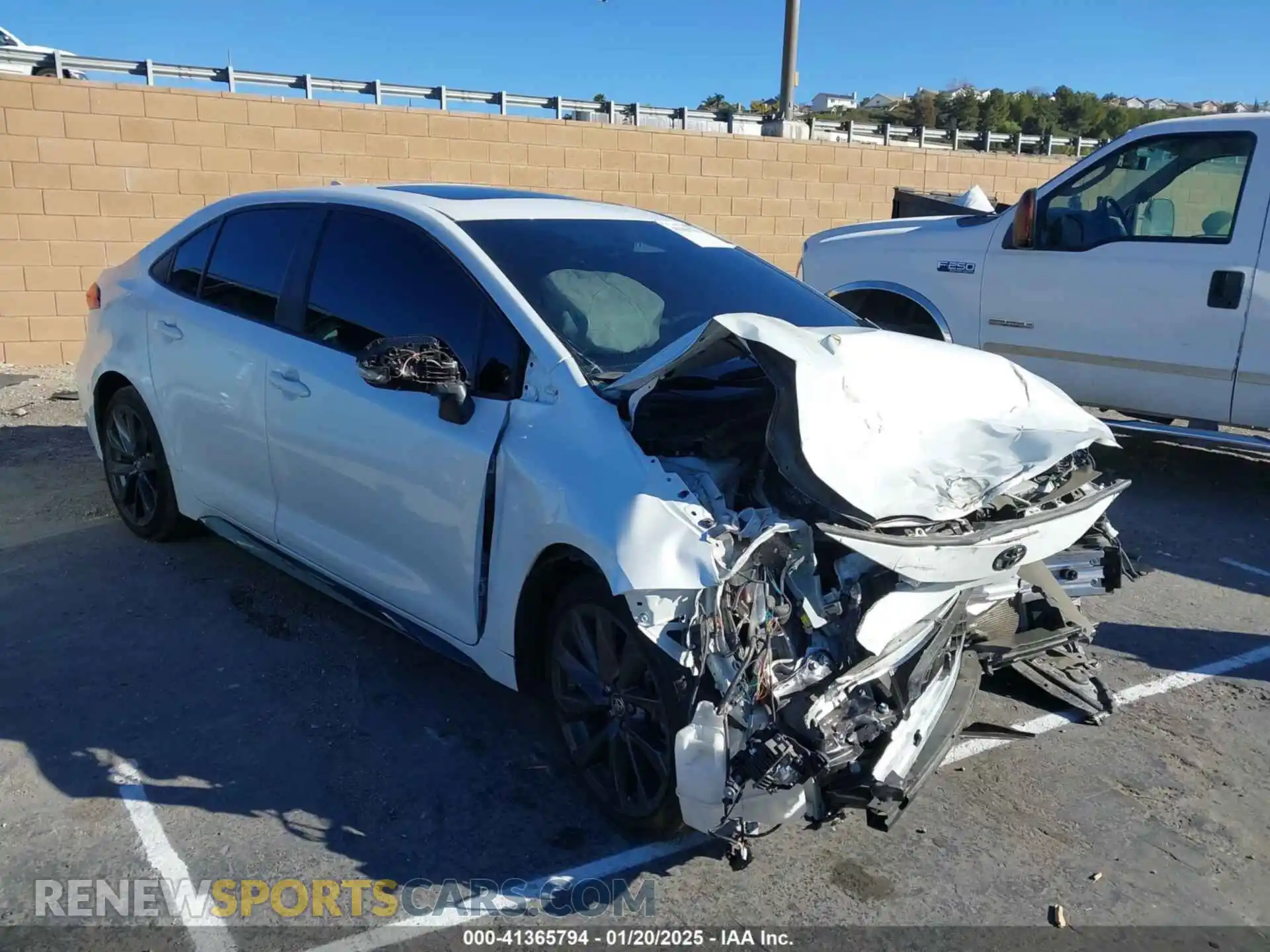 1 Photograph of a damaged car JTDP4MCE5R3523432 TOYOTA COROLLA 2024