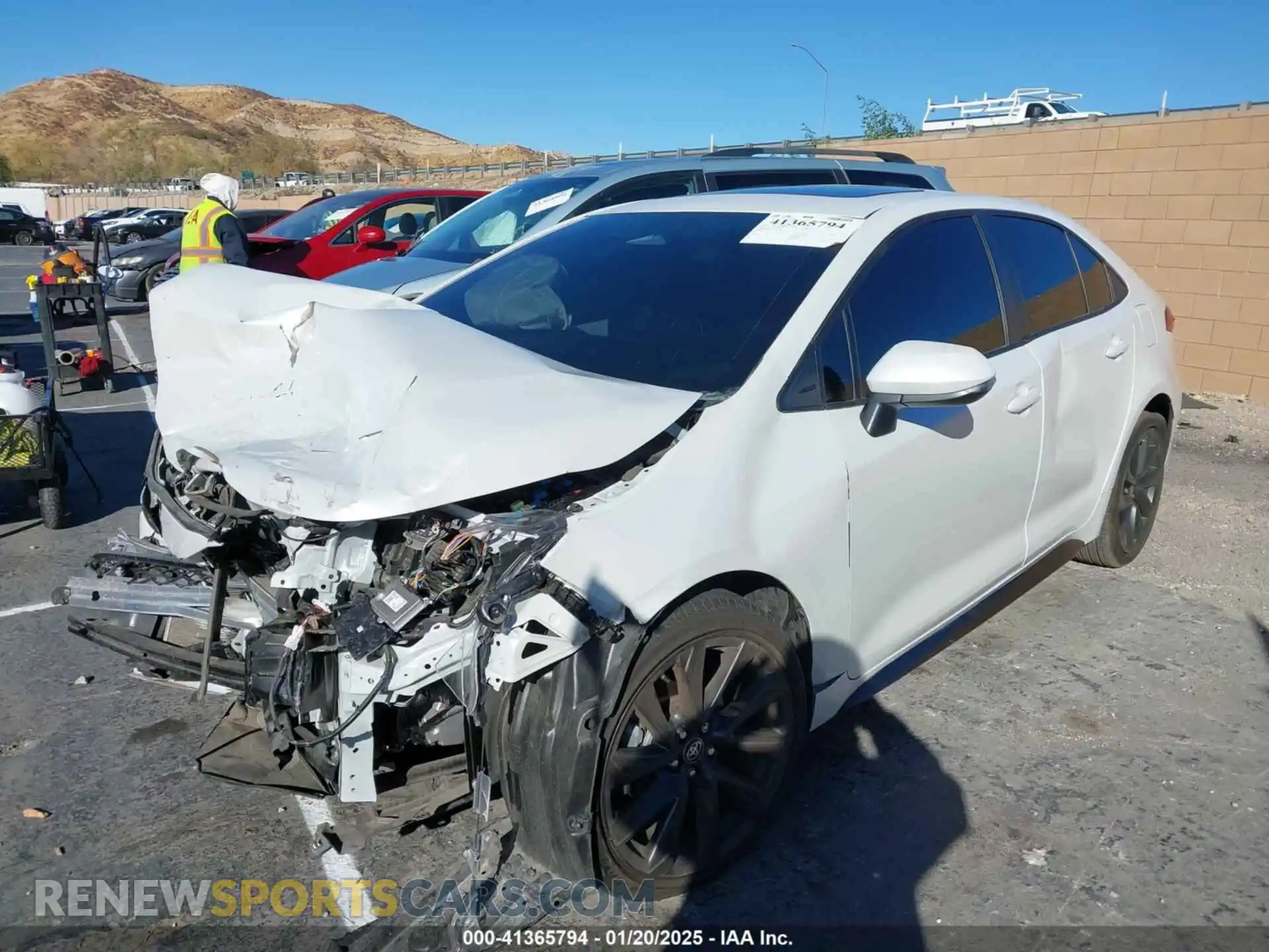 2 Photograph of a damaged car JTDP4MCE5R3523432 TOYOTA COROLLA 2024