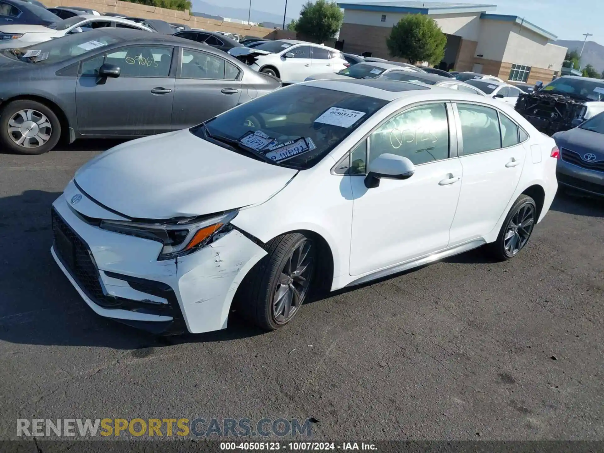 2 Photograph of a damaged car JTDP4MCE7RJ103862 TOYOTA COROLLA 2024