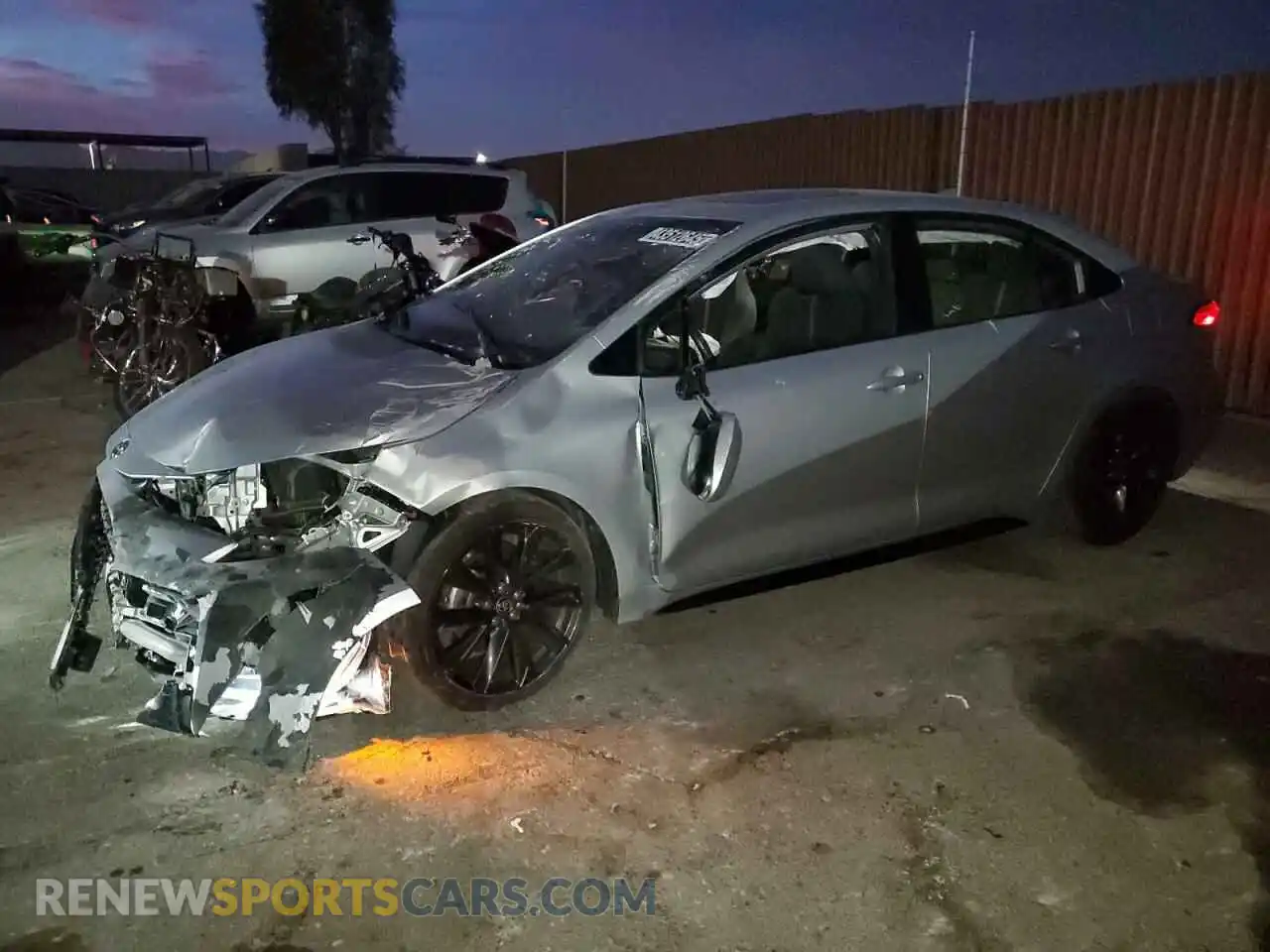 1 Photograph of a damaged car JTDP4MCE8R3520458 TOYOTA COROLLA 2024