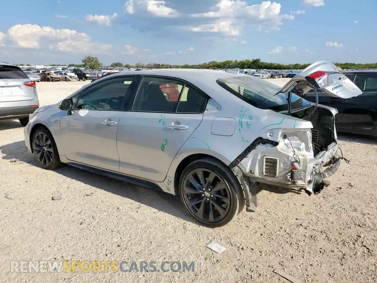 2 Photograph of a damaged car JTDP4MCE9RJ104916 TOYOTA COROLLA 2024