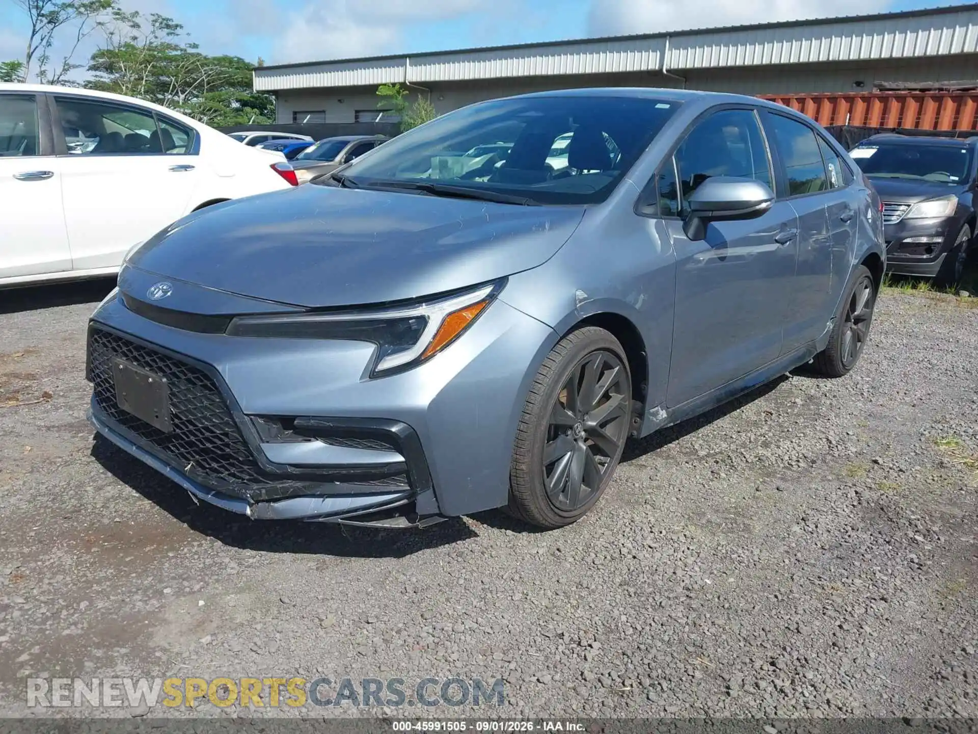 2 fotografías del automóvil dañado JTDS4MCE2RJ107375 TOYOTA COROLLA 2024