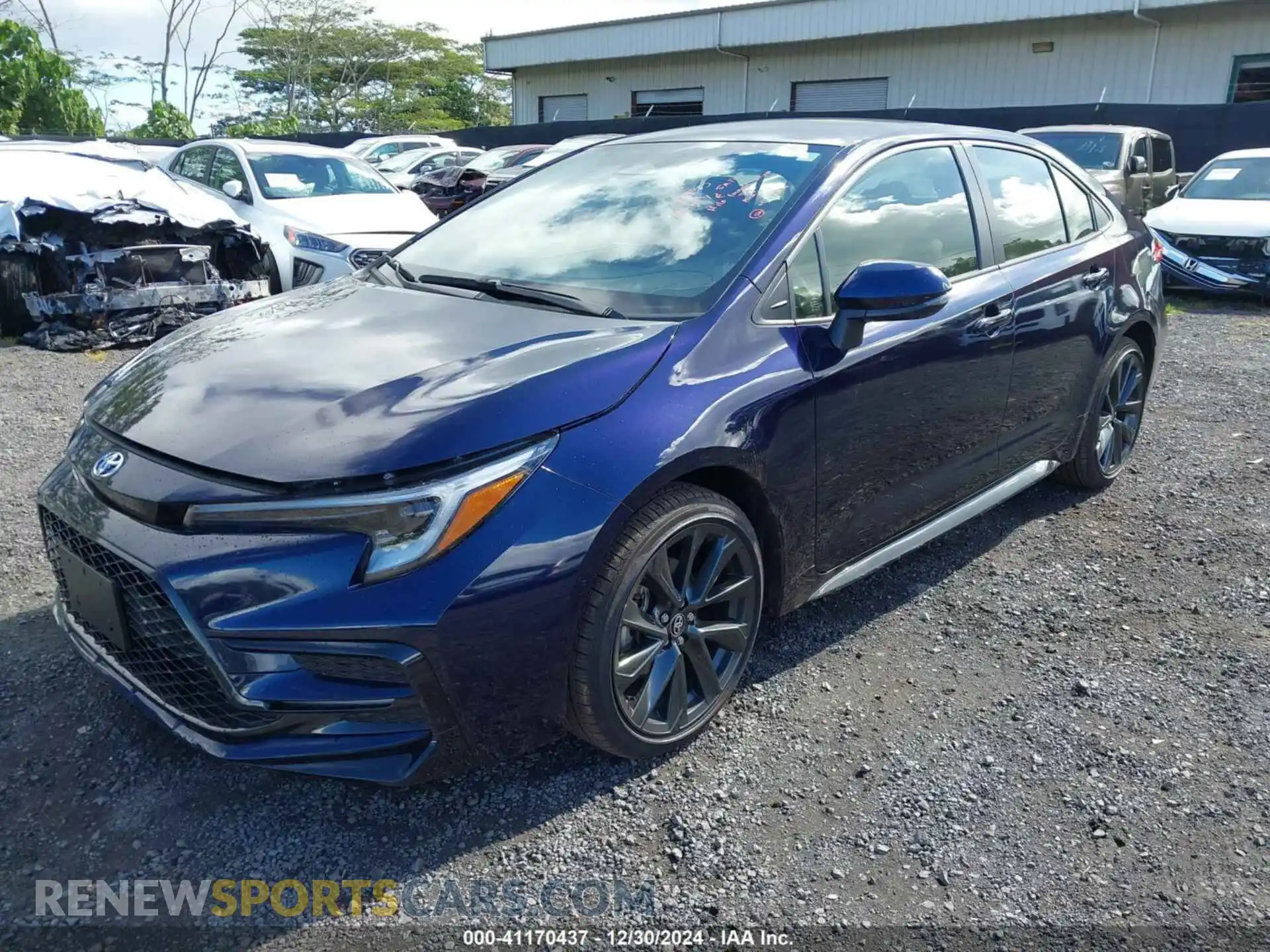 2 Photograph of a damaged car JTDS4MCE8RJ106621 TOYOTA COROLLA 2024