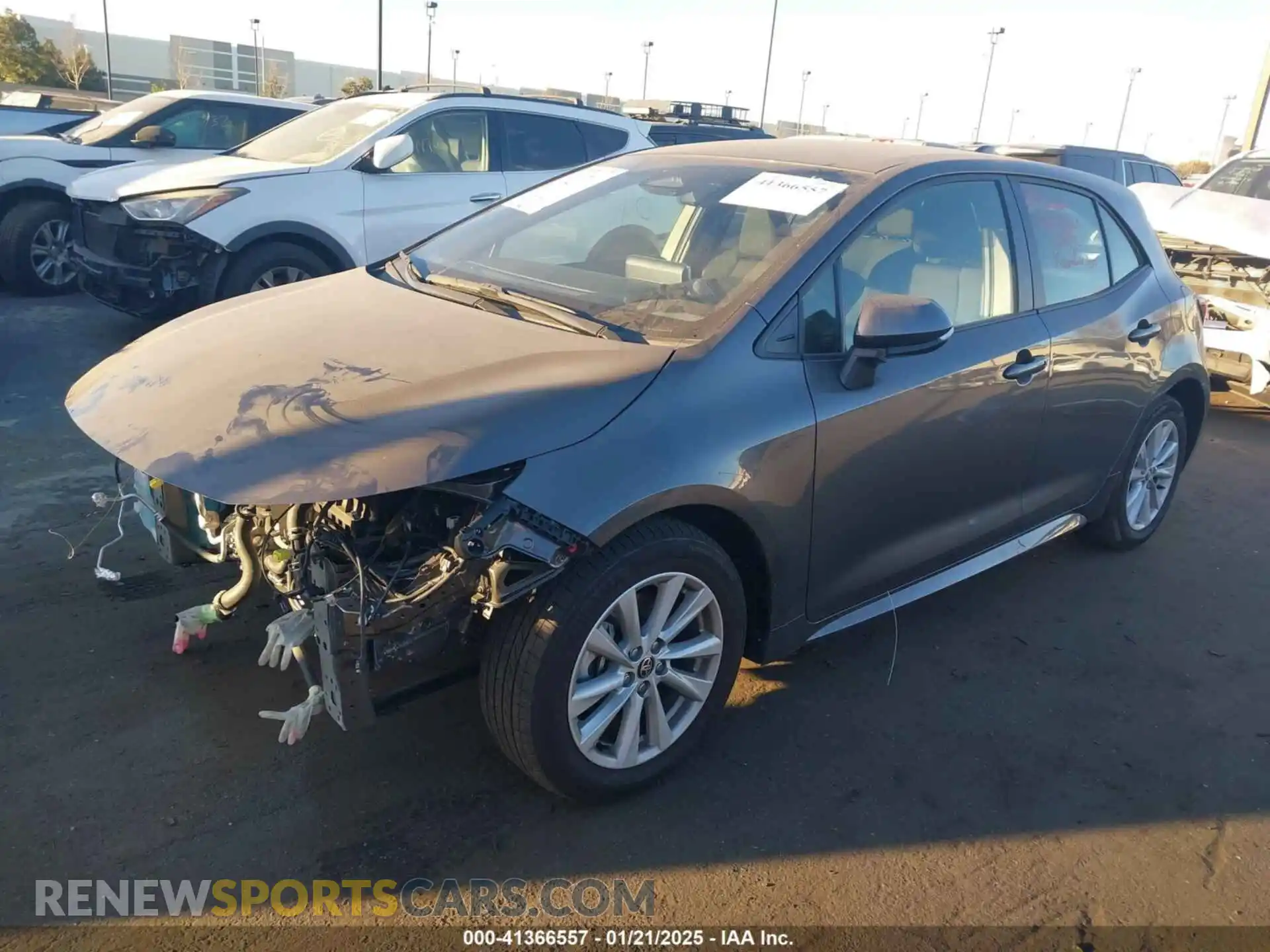 2 Photograph of a damaged car JTND4MBEXR3218315 TOYOTA COROLLA 2024