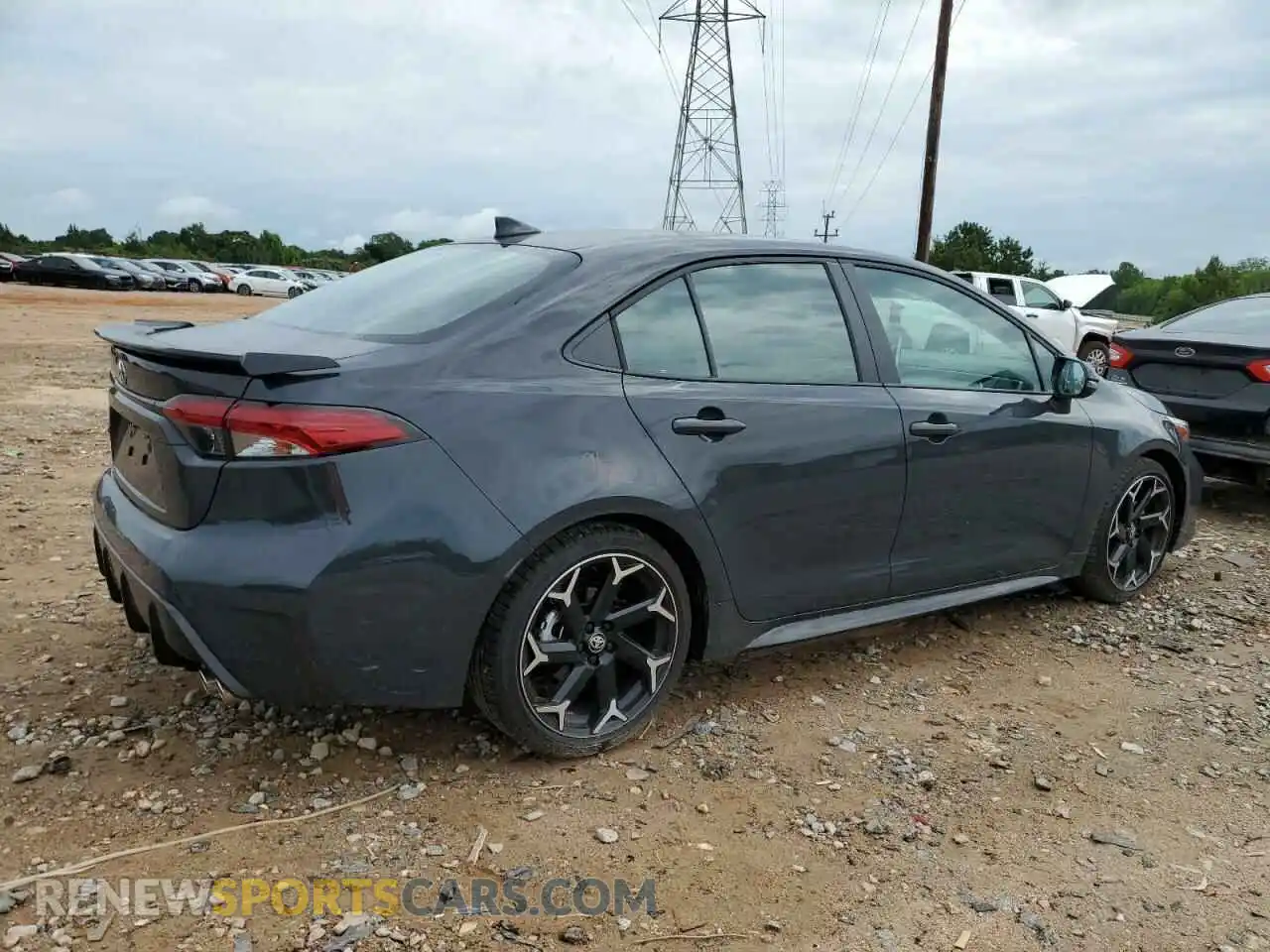 3 fotografías del automóvil dañado 5YFB4MCE1SP229131 TOYOTA COROLLA 2025