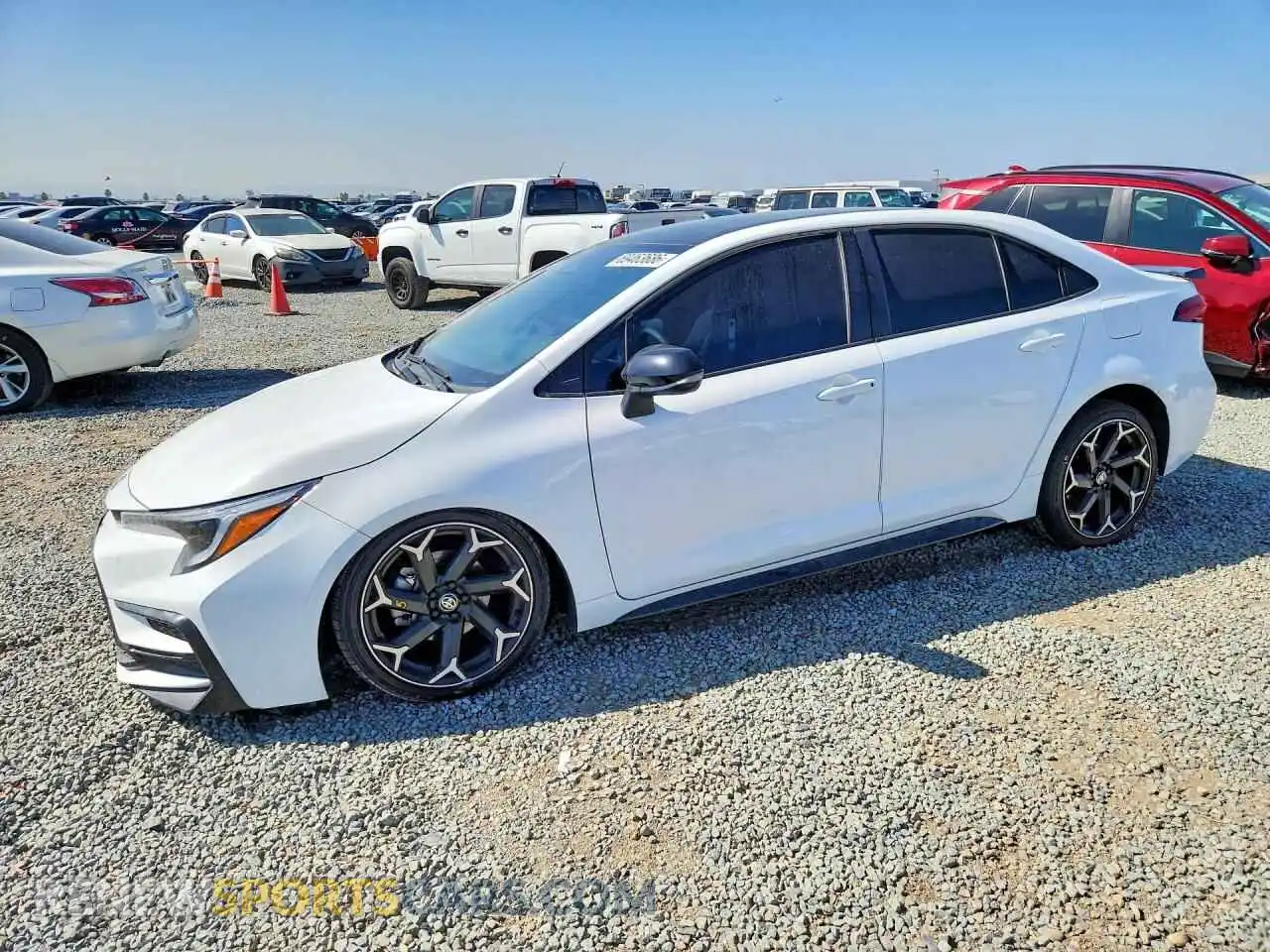 1 Photograph of a damaged car 5YFB4MCE2SP227582 TOYOTA COROLLA 2025