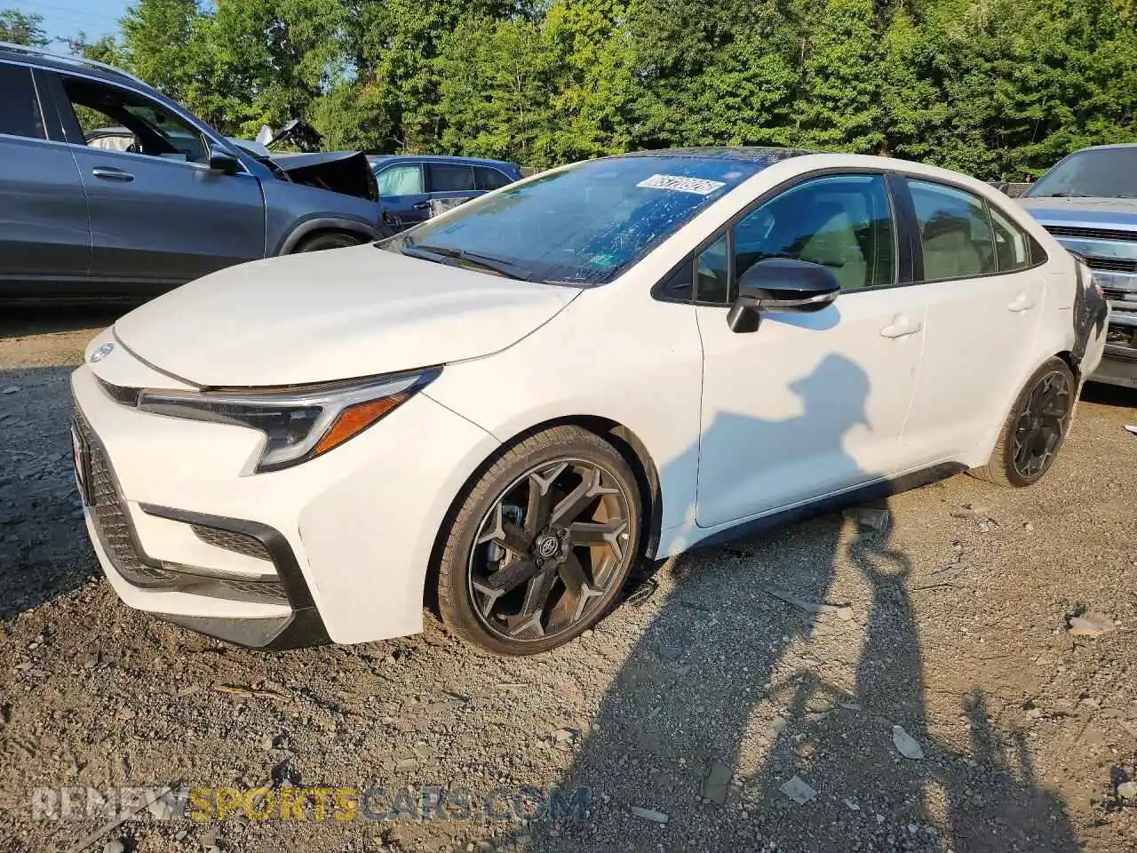 1 fotografías del automóvil dañado 5YFB4MCE9SP244105 TOYOTA COROLLA 2025