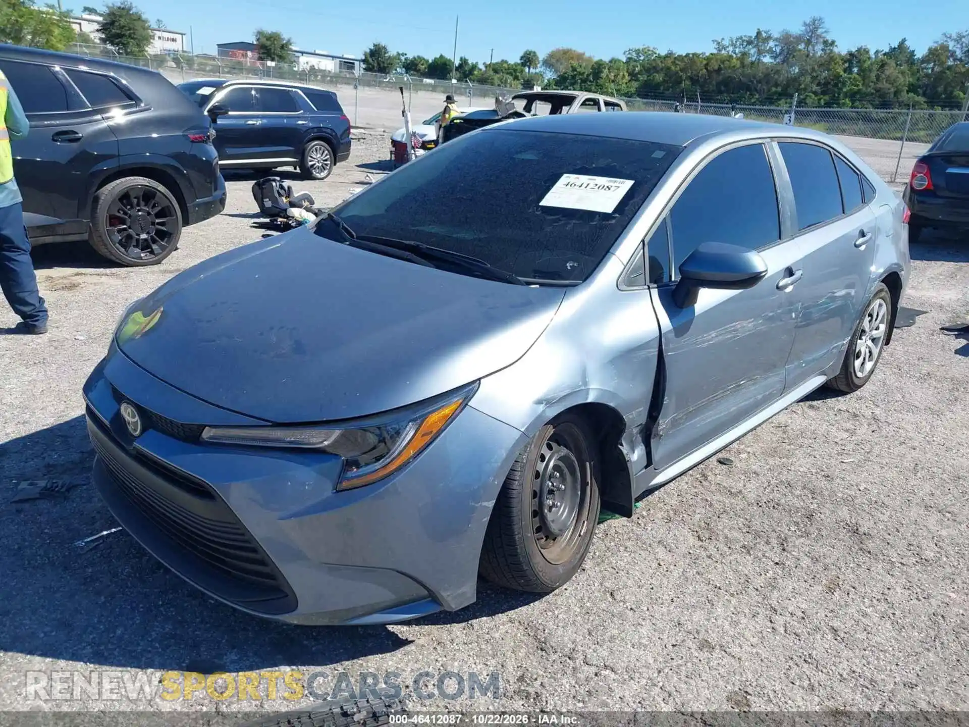 2 Photograph of a damaged car 5YFB4MDE1SP266274 TOYOTA COROLLA 2025