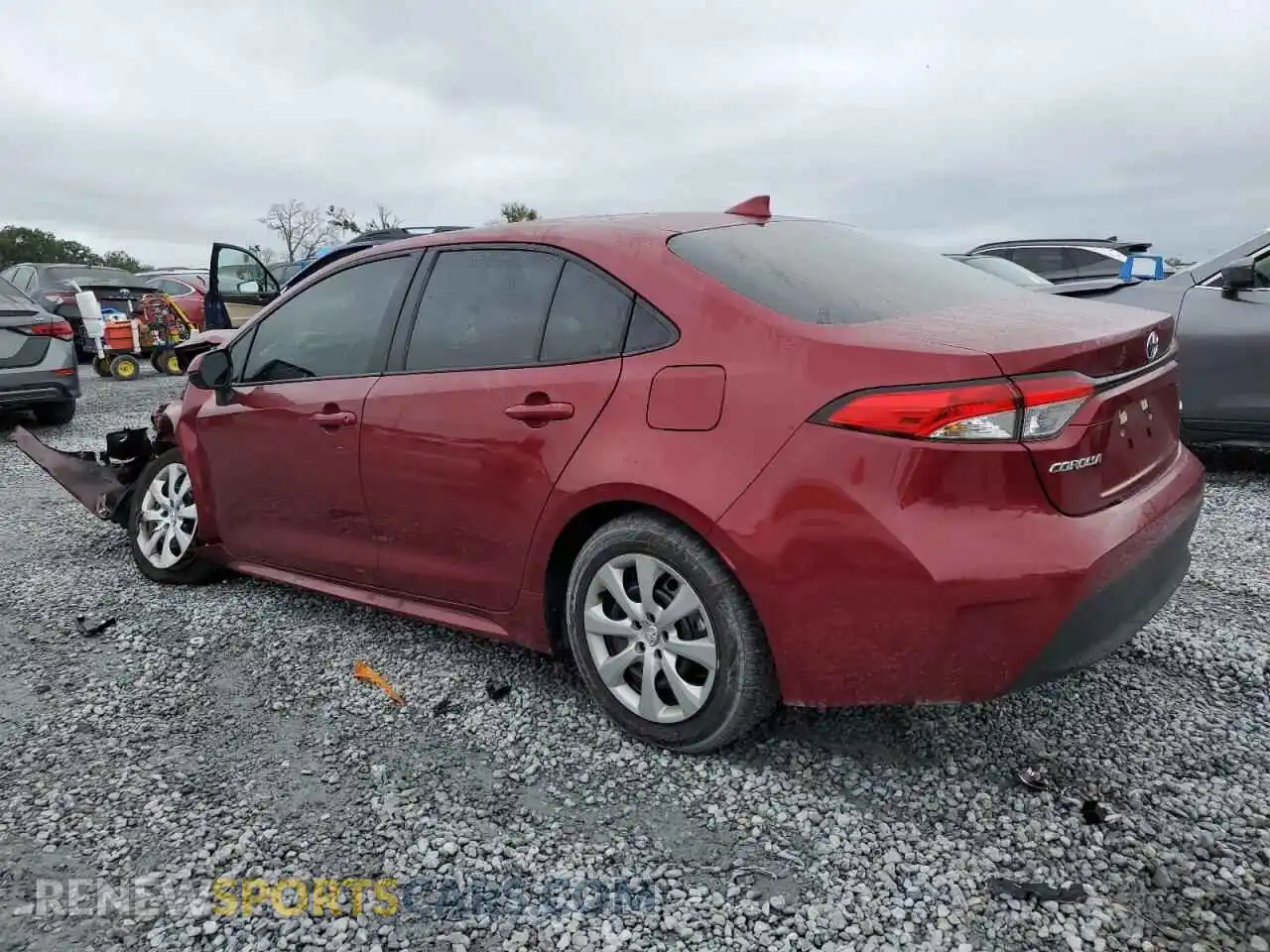 2 Photograph of a damaged car 5YFB4MDE2SP295427 TOYOTA COROLLA 2025