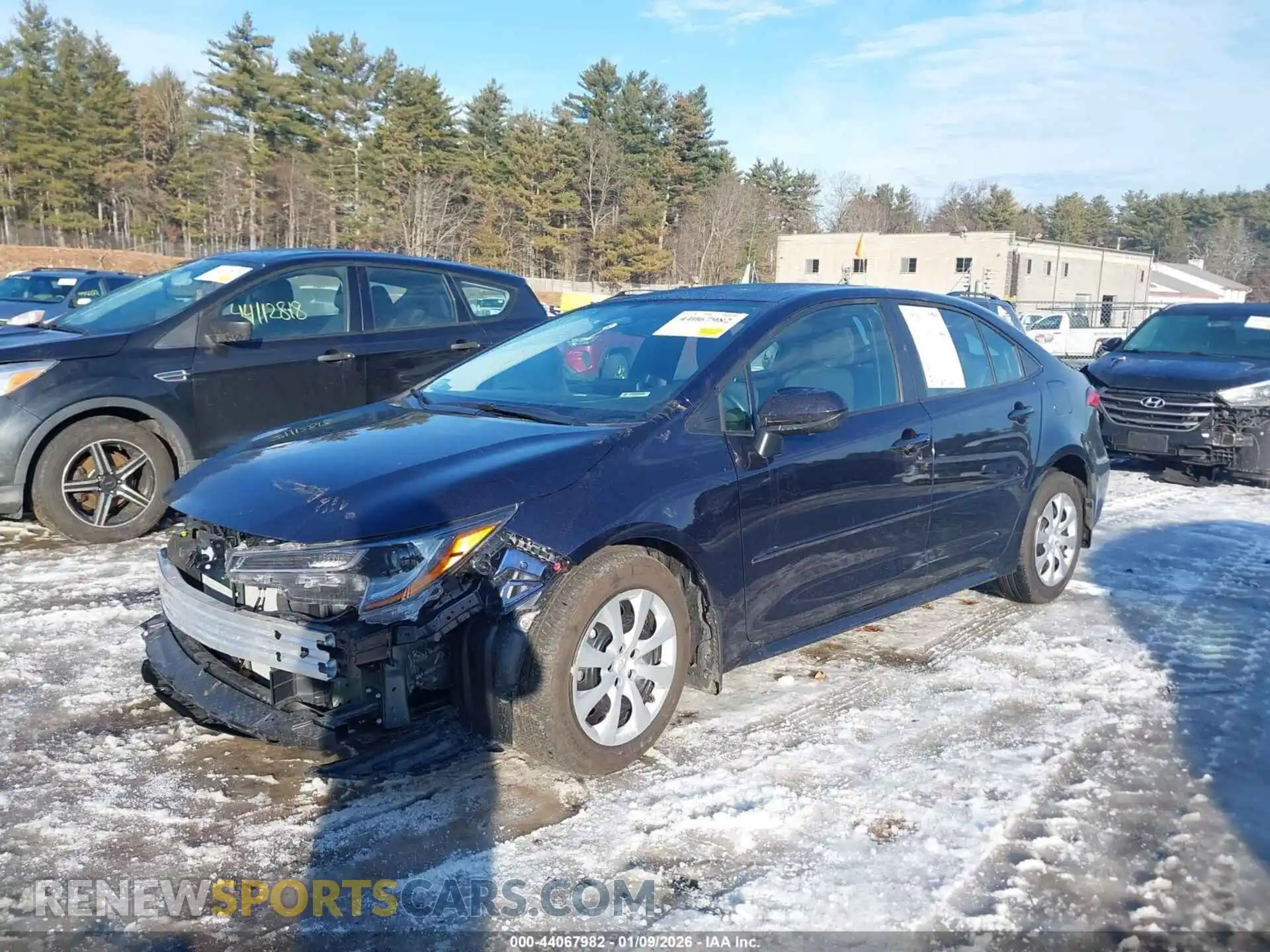 2 Photograph of a damaged car 5YFB4MDE3SP309934 TOYOTA COROLLA 2025