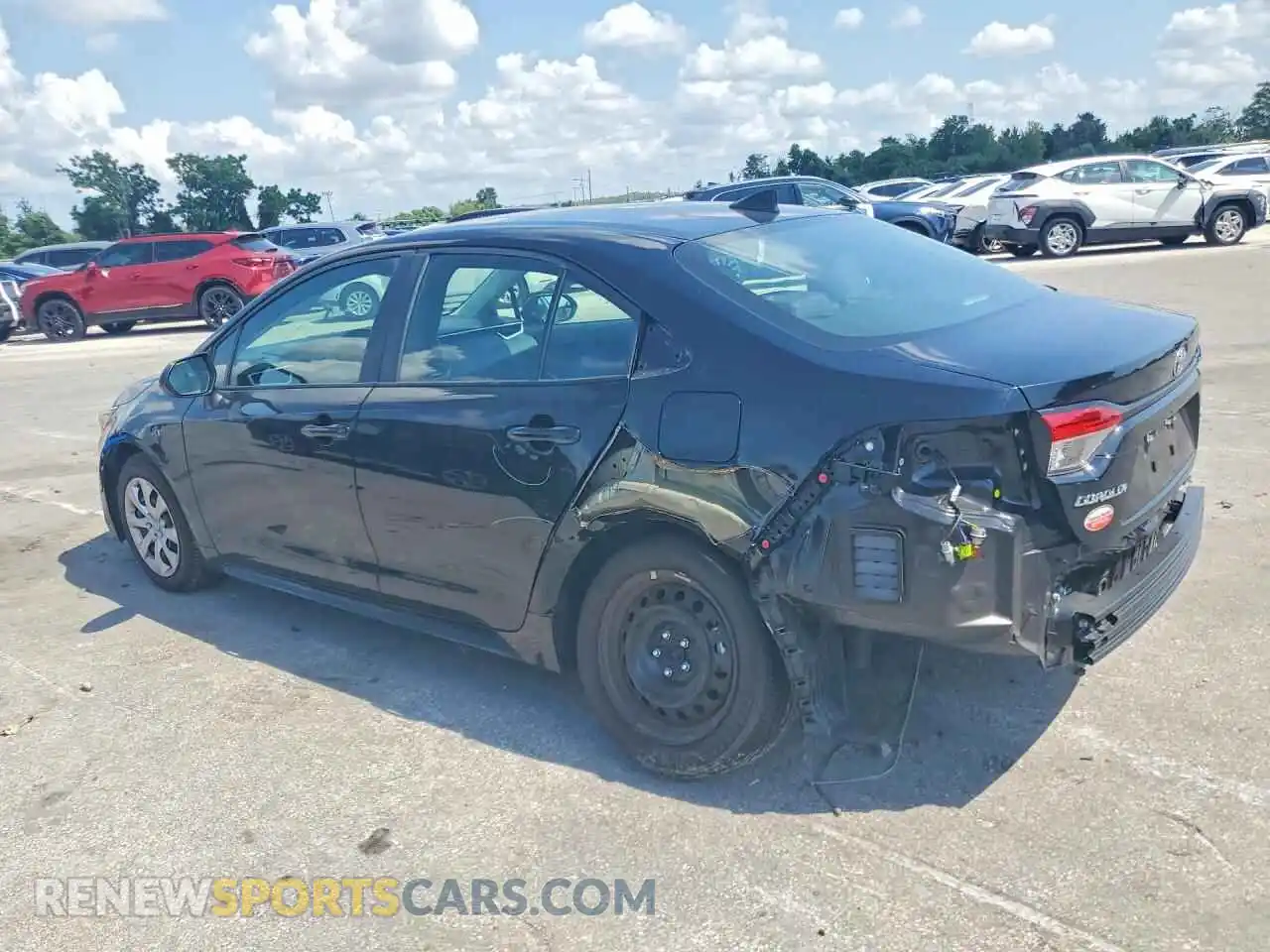 2 Photograph of a damaged car 5YFB4MDE4SP298488 TOYOTA COROLLA 2025