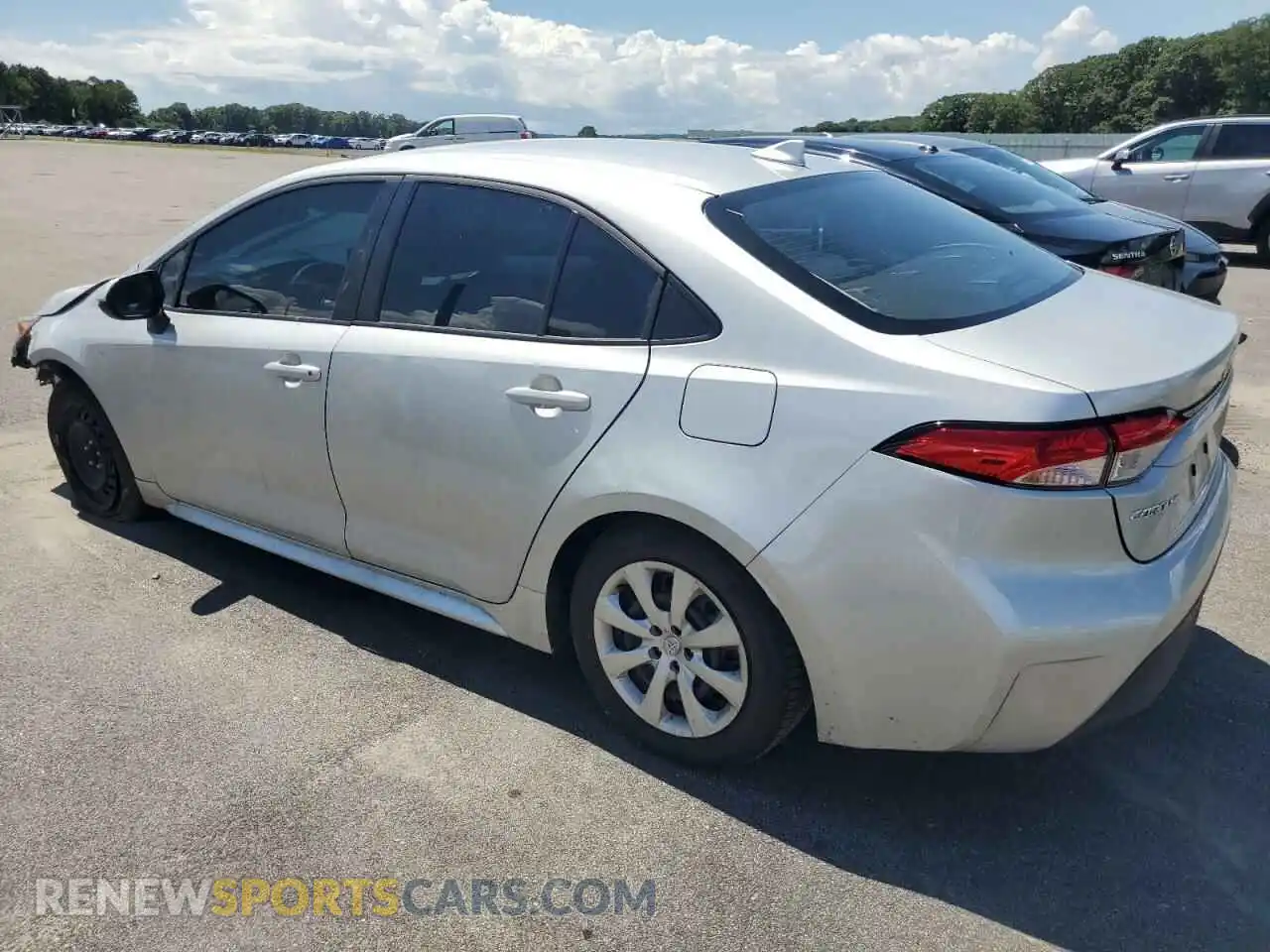 2 Photograph of a damaged car 5YFB4MDE5SP254399 TOYOTA COROLLA 2025