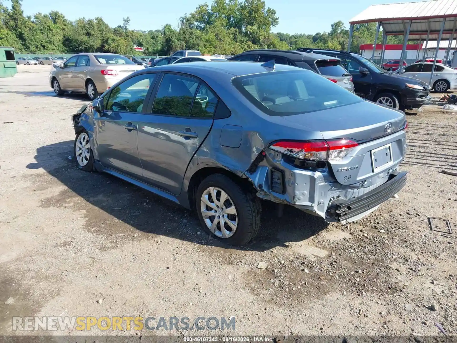3 fotografías del automóvil dañado 5YFB4MDE5SP354924 TOYOTA COROLLA 2025