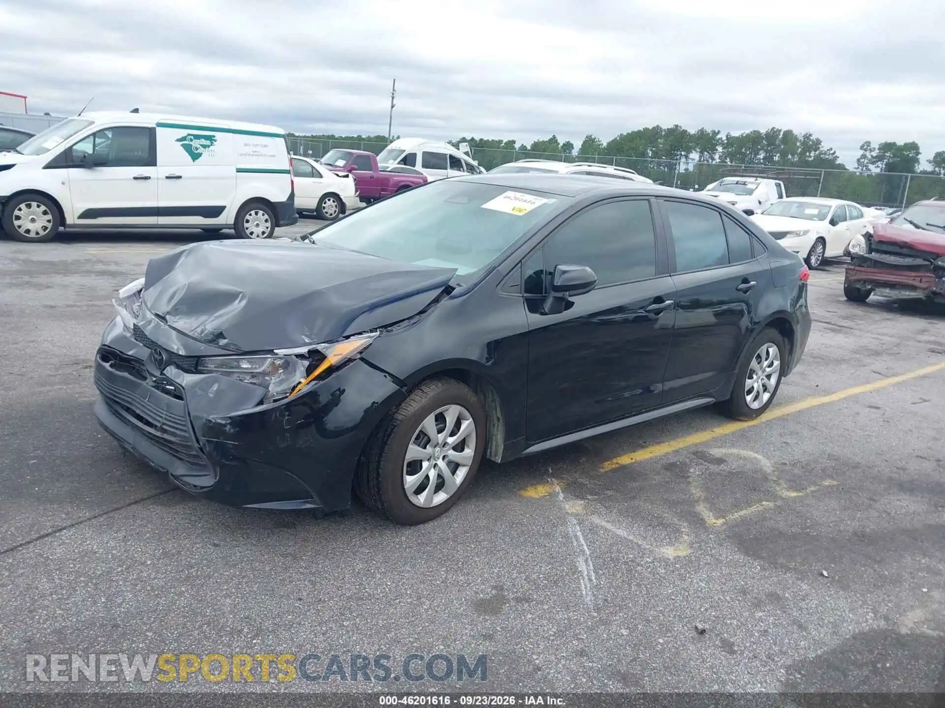 2 Photograph of a damaged car 5YFB4MDE6SP247705 TOYOTA COROLLA 2025