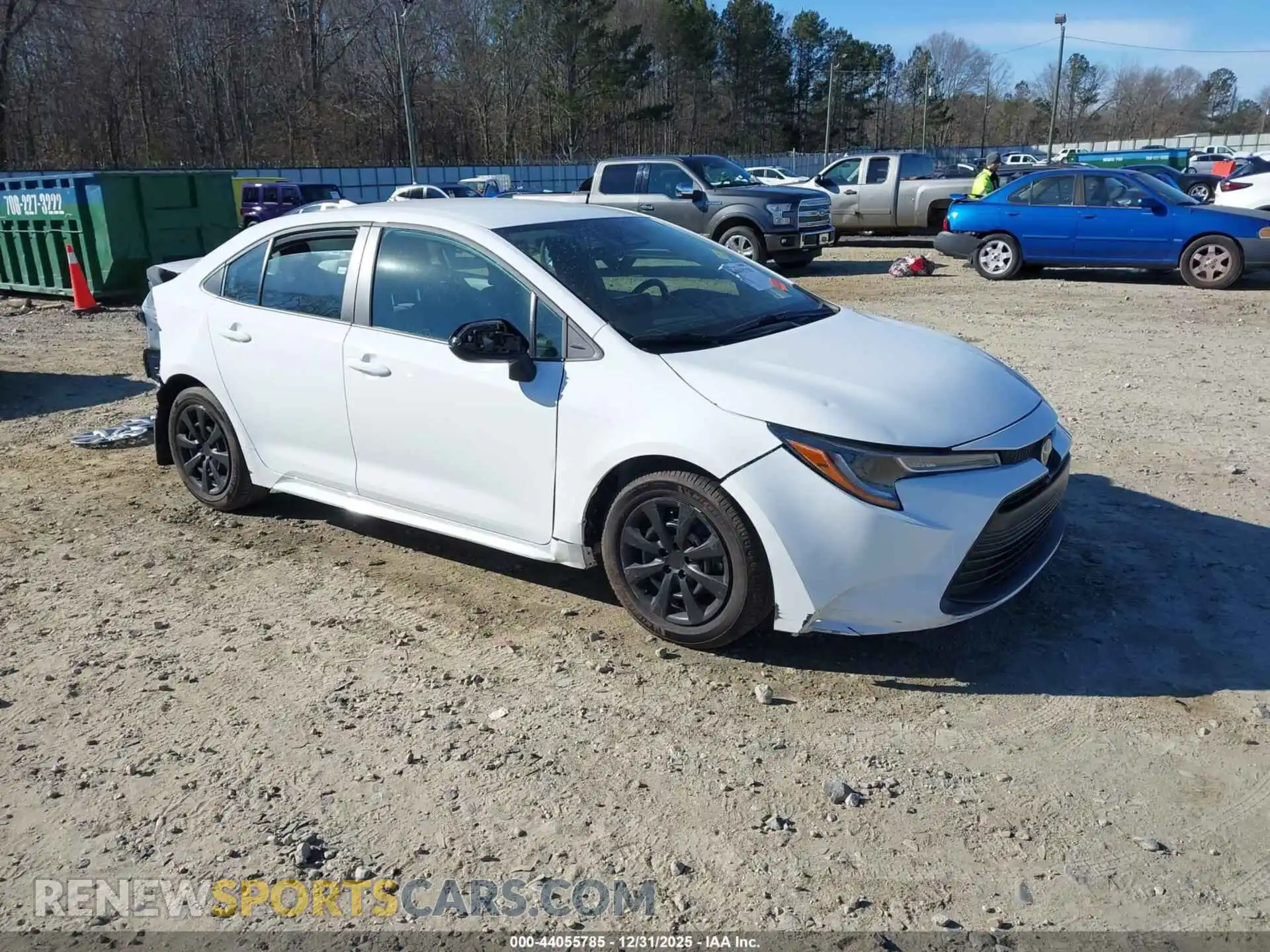 1 Photograph of a damaged car 5YFB4MDE6SP327506 TOYOTA COROLLA 2025