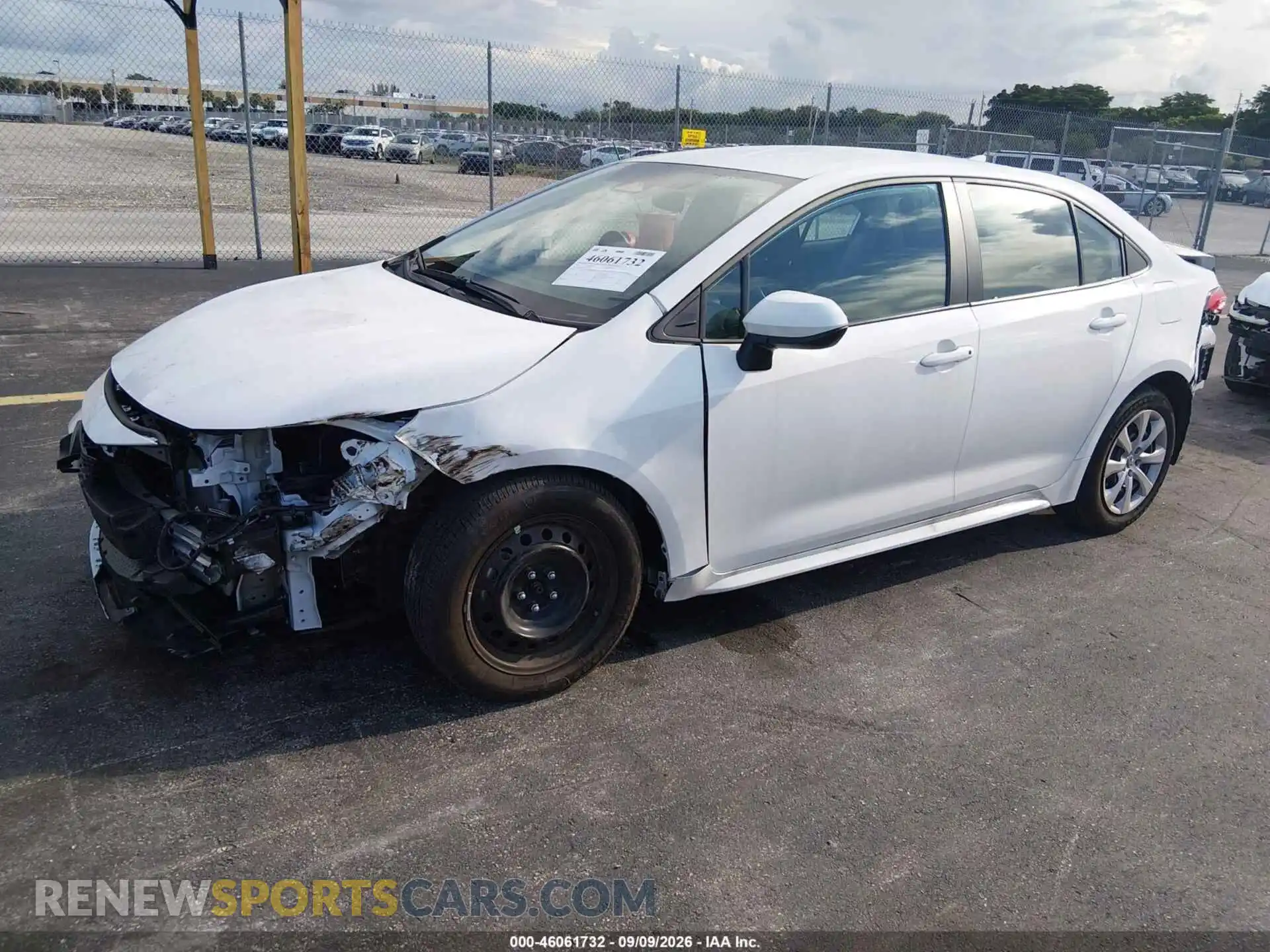 2 Photograph of a damaged car 5YFB4MDE7SP237202 TOYOTA COROLLA 2025