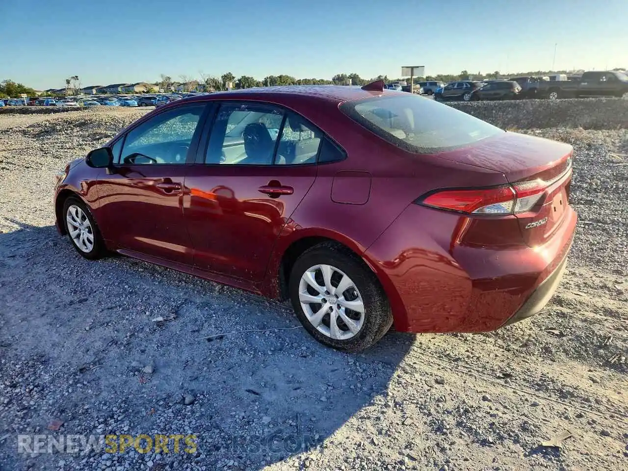 2 fotografías del automóvil dañado 5YFB4MDE8SP229092 TOYOTA COROLLA 2025