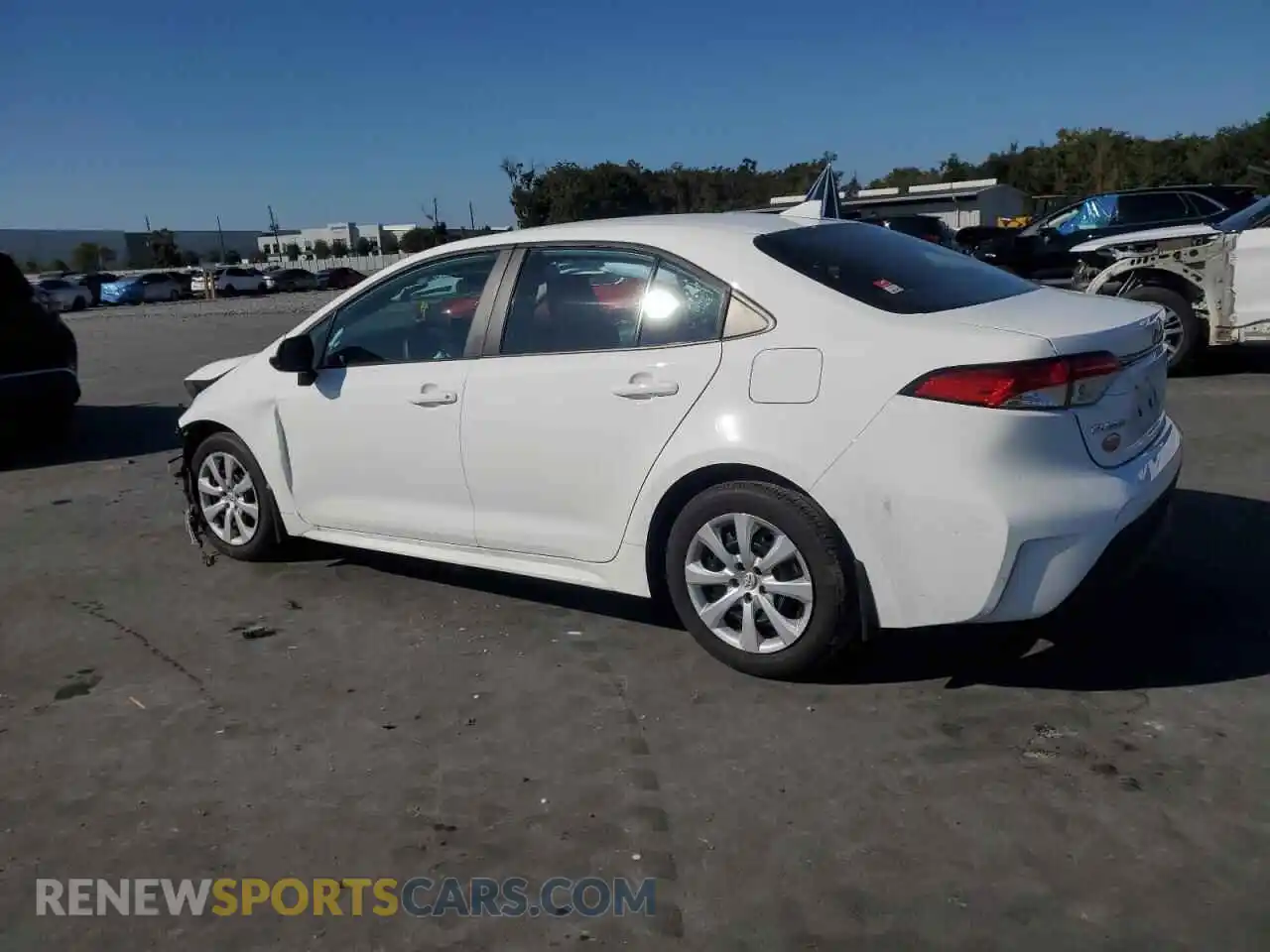 2 Photograph of a damaged car 5YFB4MDE8SP250136 TOYOTA COROLLA 2025
