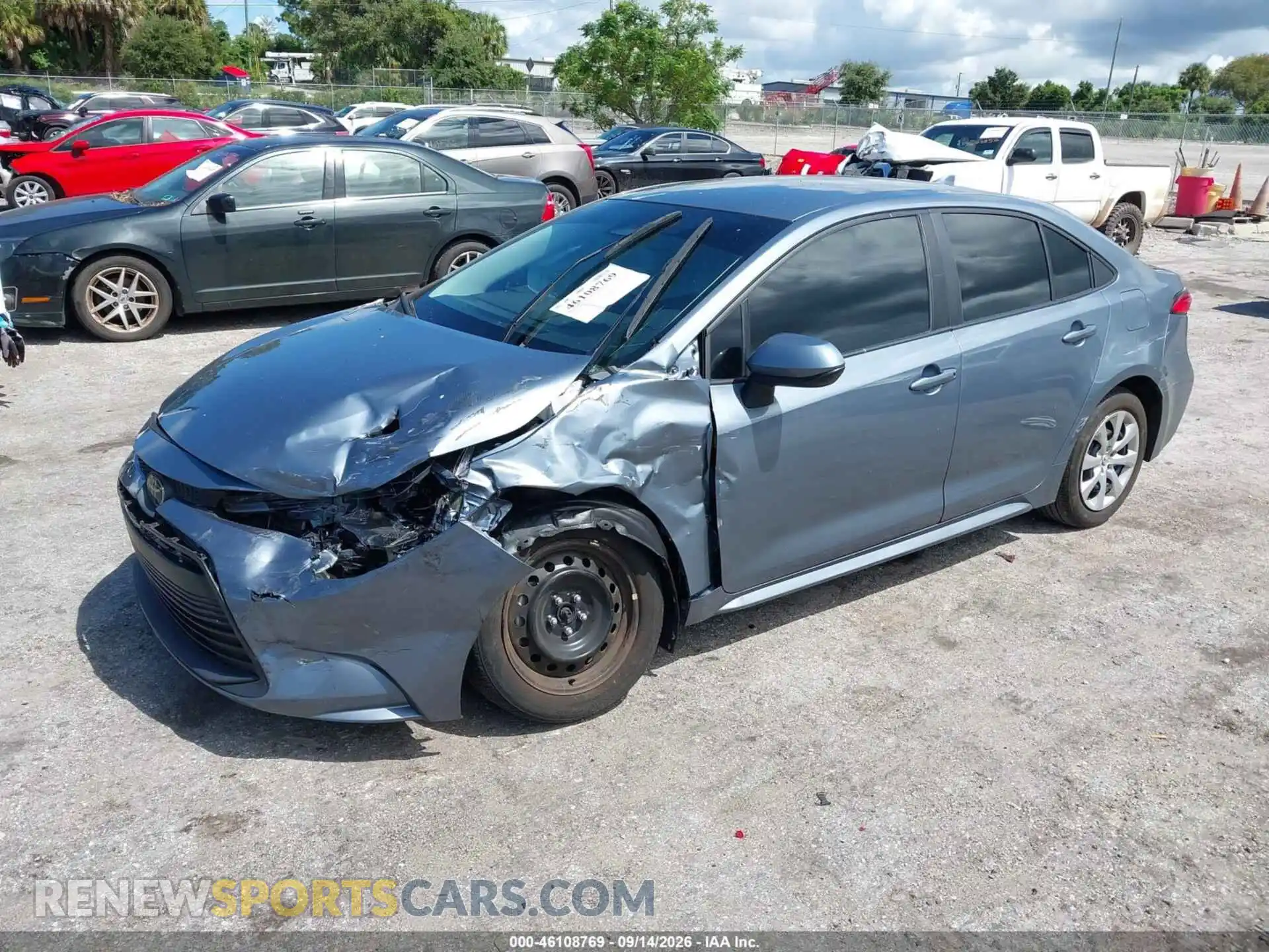2 Photograph of a damaged car 5YFB4MDEXSP232298 TOYOTA COROLLA 2025
