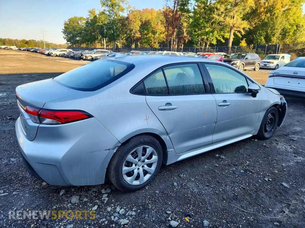 3 fotografías del automóvil dañado 5YFB4MDEXSP235170 TOYOTA COROLLA 2025