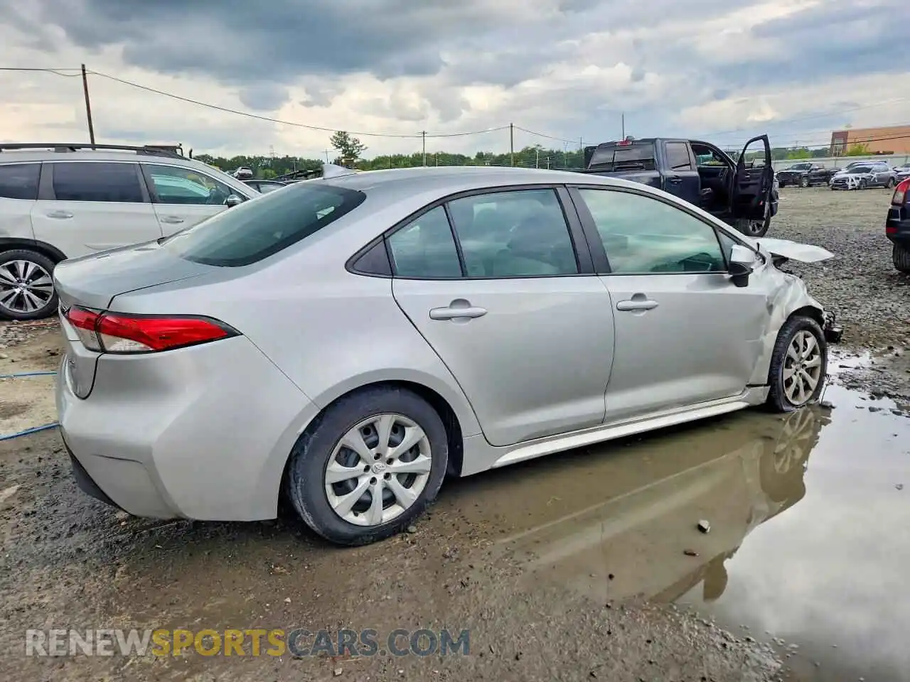 3 fotografías del automóvil dañado 5YFB4MDEXSP236464 TOYOTA COROLLA 2025