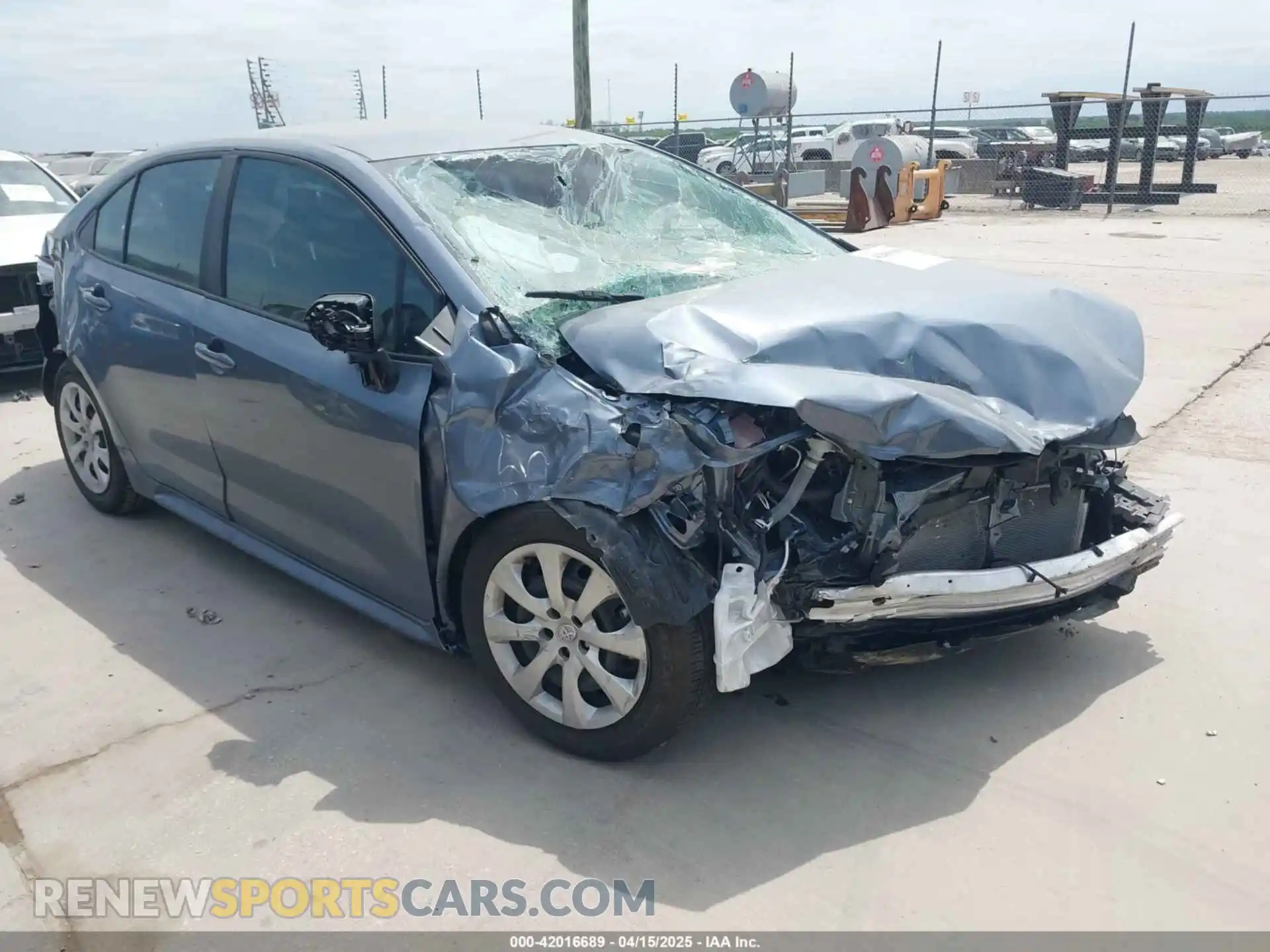 1 Photograph of a damaged car 5YFB4MDEXSP237243 TOYOTA COROLLA 2025