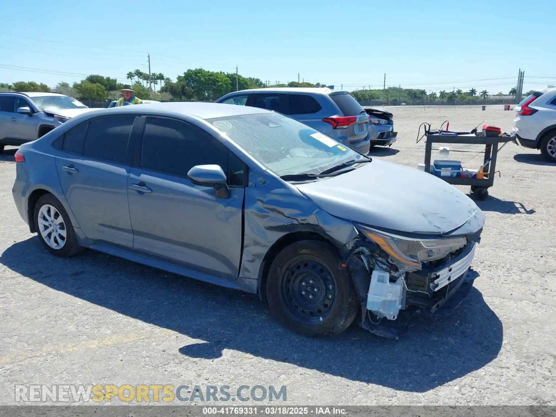 1 Photograph of a damaged car 5YFB4MDEXSP240479 TOYOTA COROLLA 2025