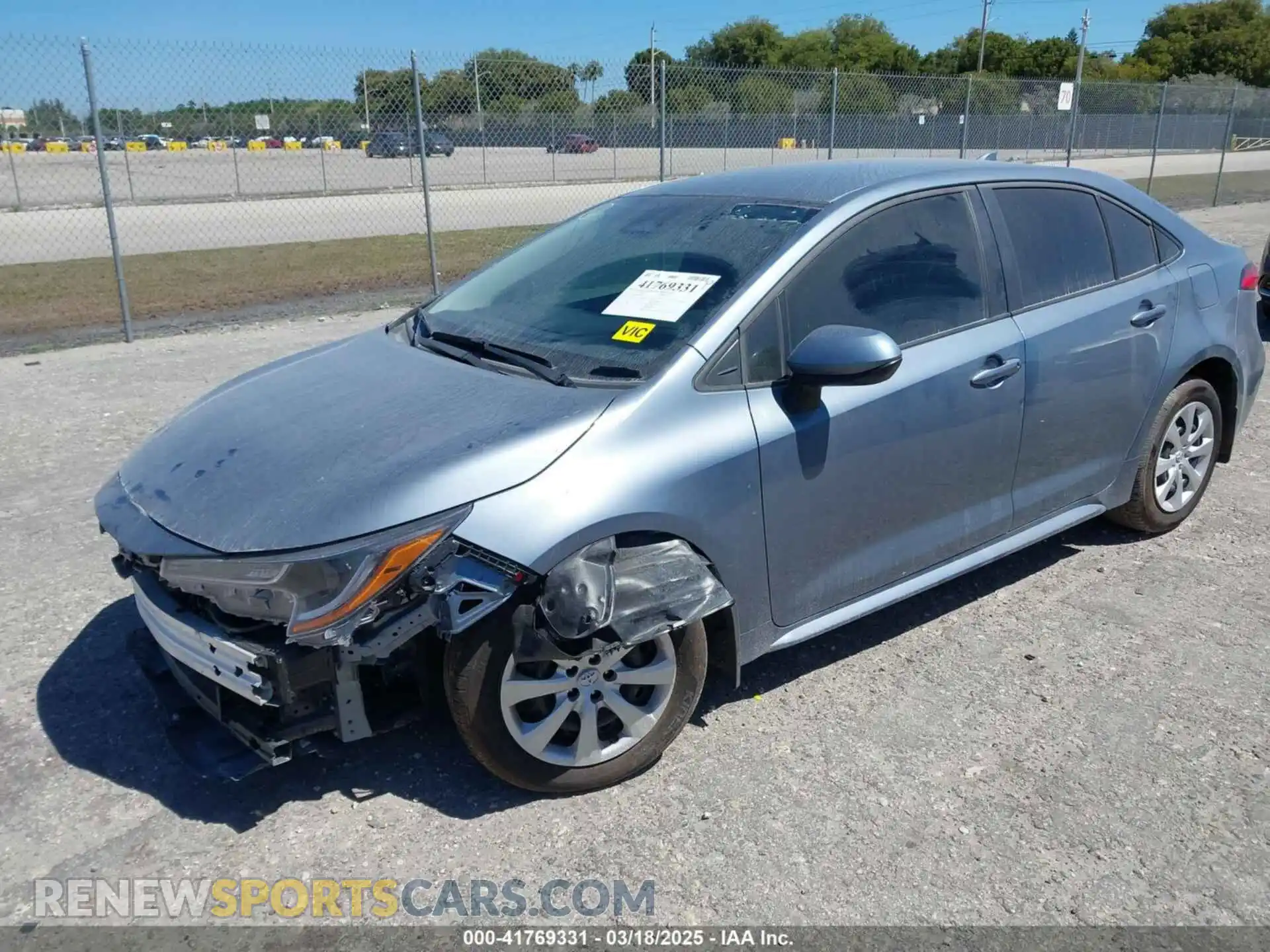 2 Photograph of a damaged car 5YFB4MDEXSP240479 TOYOTA COROLLA 2025