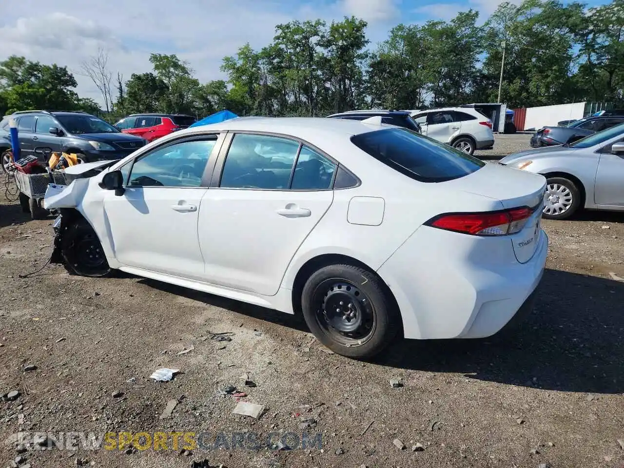 2 Photograph of a damaged car 5YFB4MDEXSP261185 TOYOTA COROLLA 2025