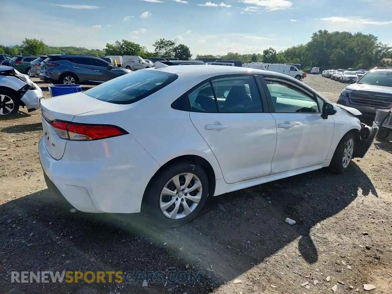 3 Photograph of a damaged car 5YFB4MDEXSP261185 TOYOTA COROLLA 2025