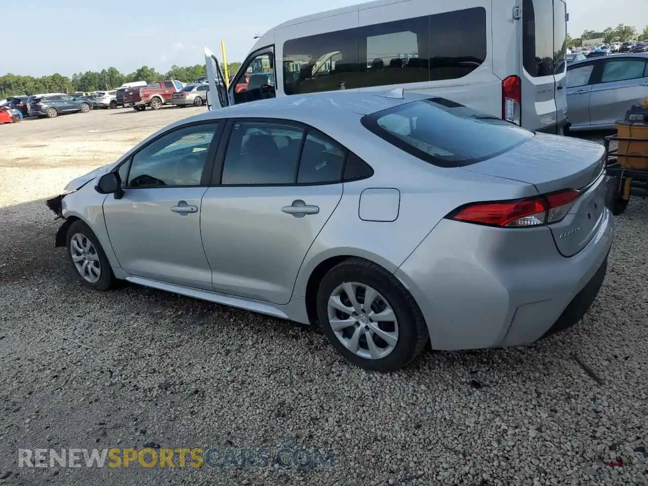 2 Photograph of a damaged car 5YFB4MDEXSP262126 TOYOTA COROLLA 2025