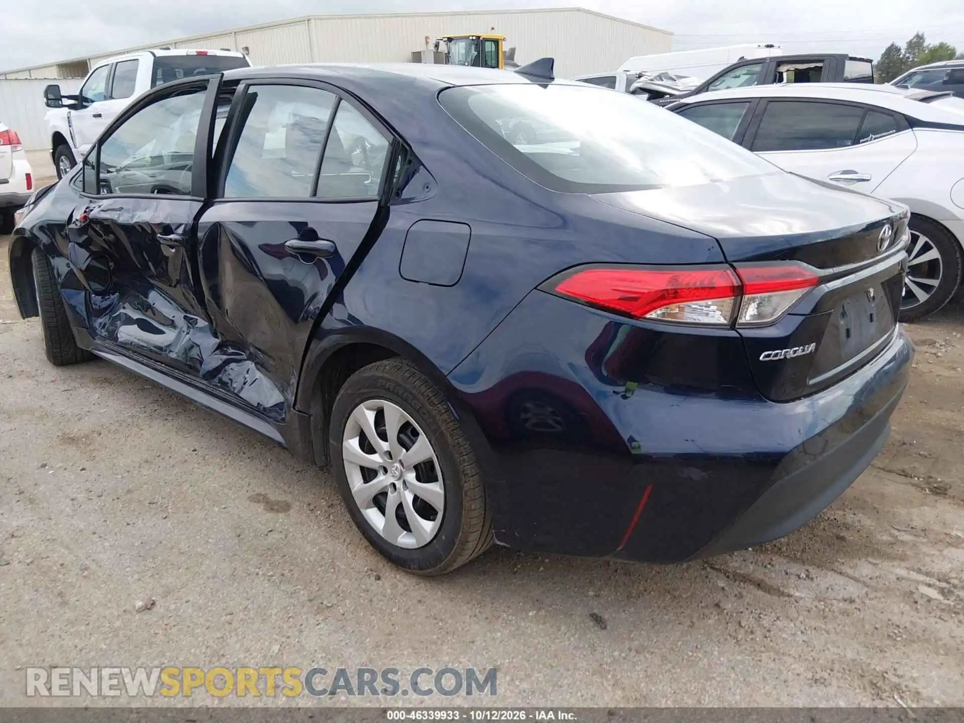 3 fotografías del automóvil dañado 5YFB4MDEXSP275667 TOYOTA COROLLA 2025