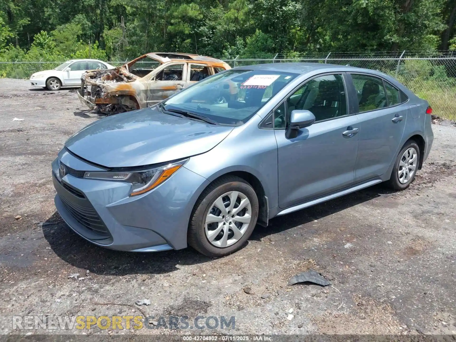 2 Photograph of a damaged car 5YFB4MDEXSP277113 TOYOTA COROLLA 2025