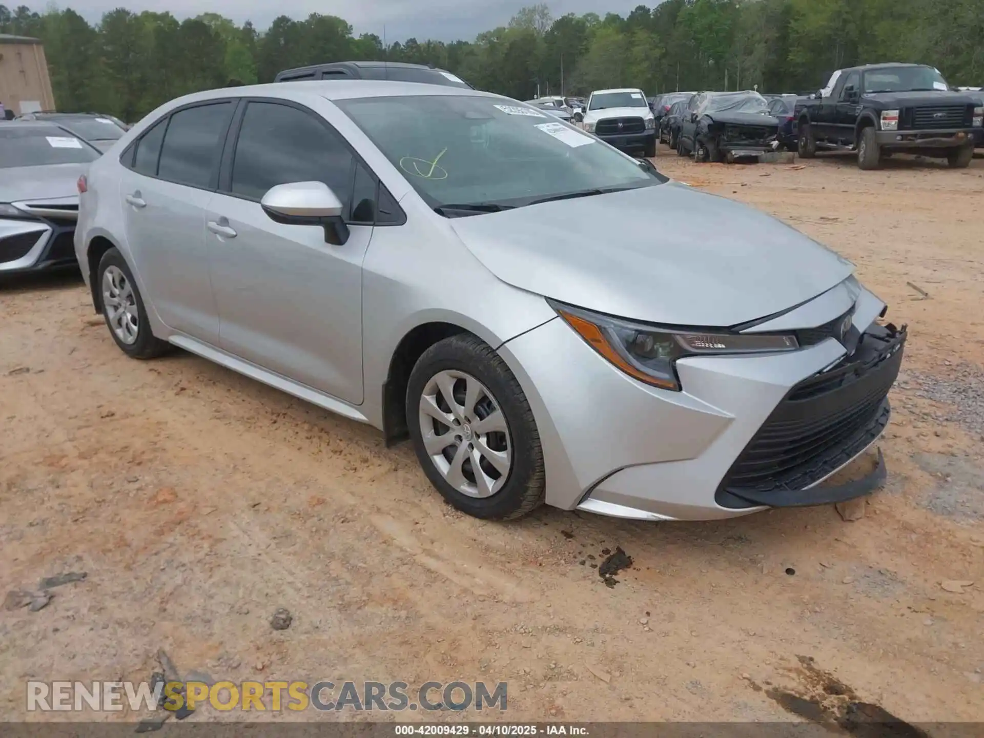 1 Photograph of a damaged car 5YFB4MDEXSP283025 TOYOTA COROLLA 2025