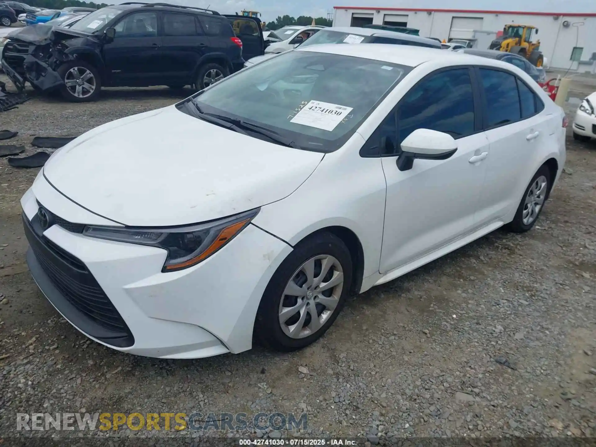2 Photograph of a damaged car 5YFB4MDEXSP285583 TOYOTA COROLLA 2025