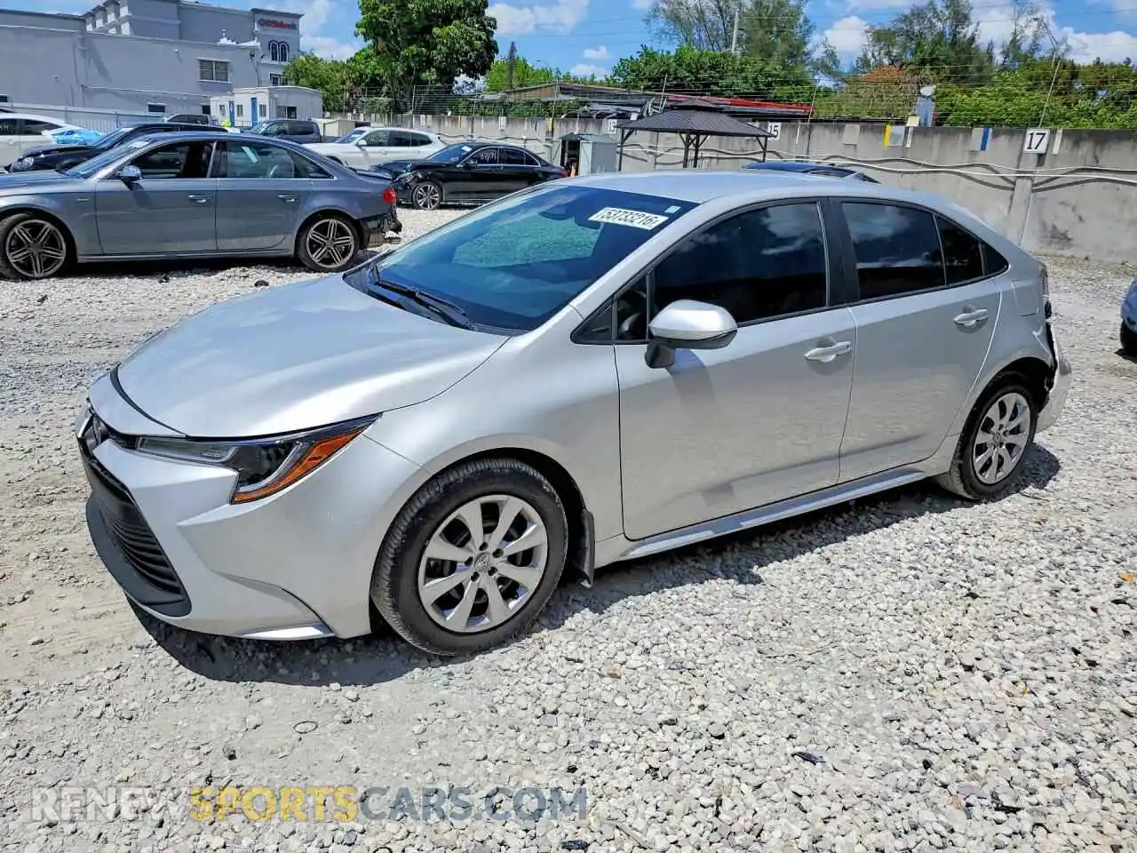 1 Photograph of a damaged car 5YFB4MDEXSP303368 TOYOTA COROLLA 2025