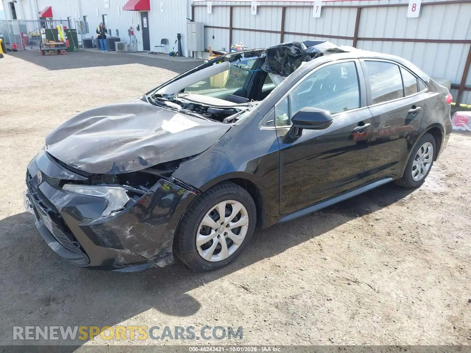 2 fotografías del automóvil dañado 5YFB4MDEXSP309171 TOYOTA COROLLA 2025